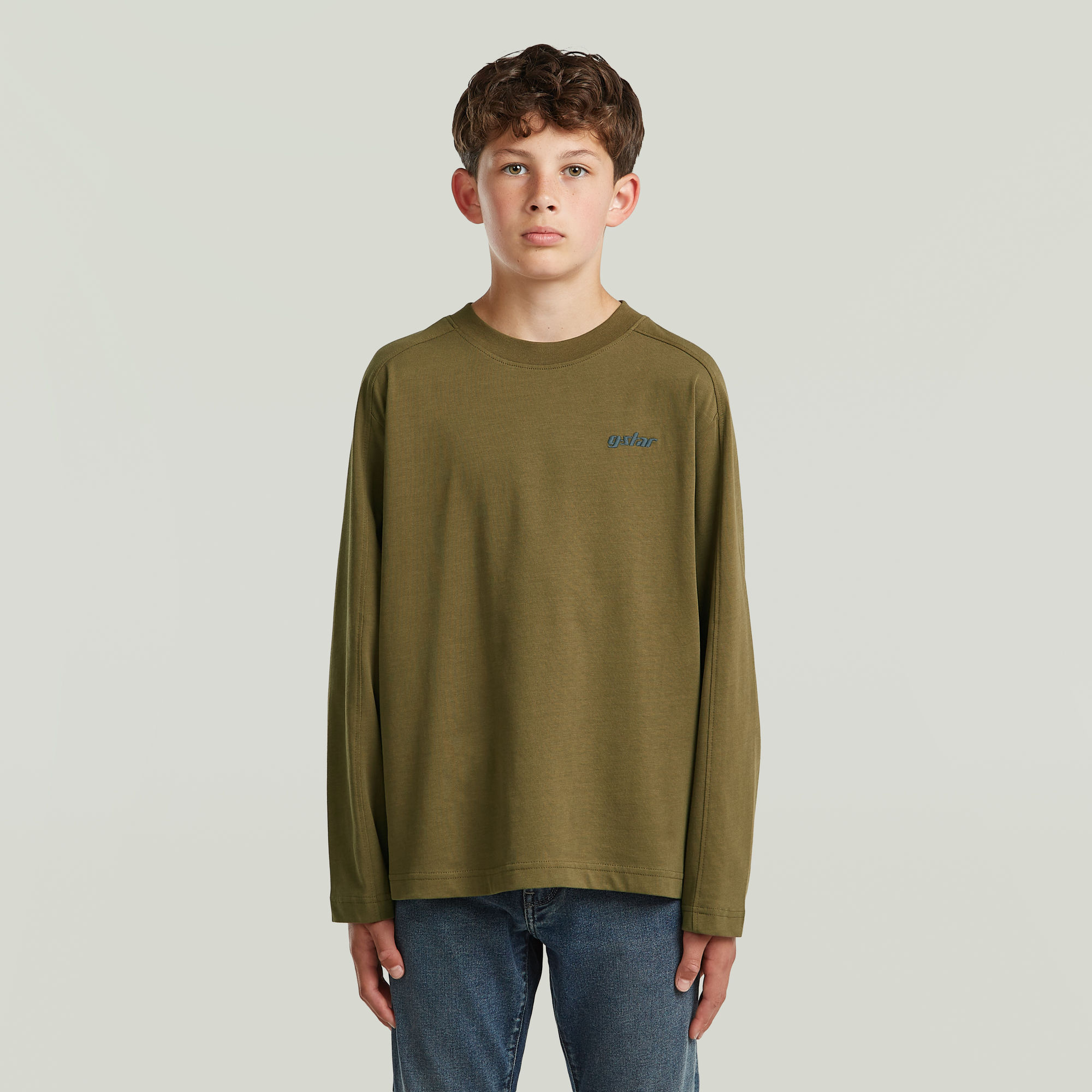 Boys Interst Boxy T-Shirt - Grün - jungen