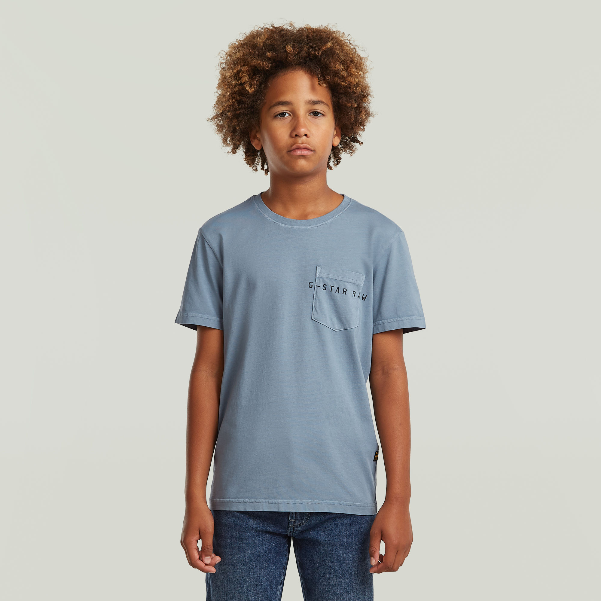 

Boys Base Pocket T-Shirt - Hellblau - jungen