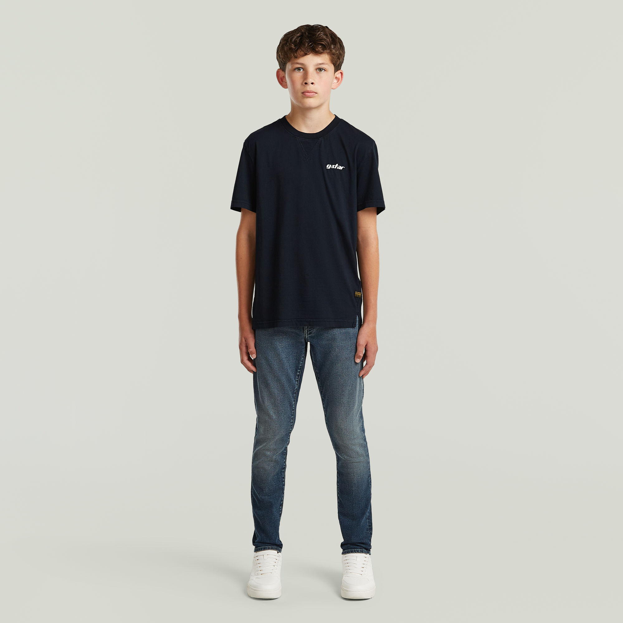 Thumbnail - Boys Nifous T-Shirt - Dunkelblau - jungen