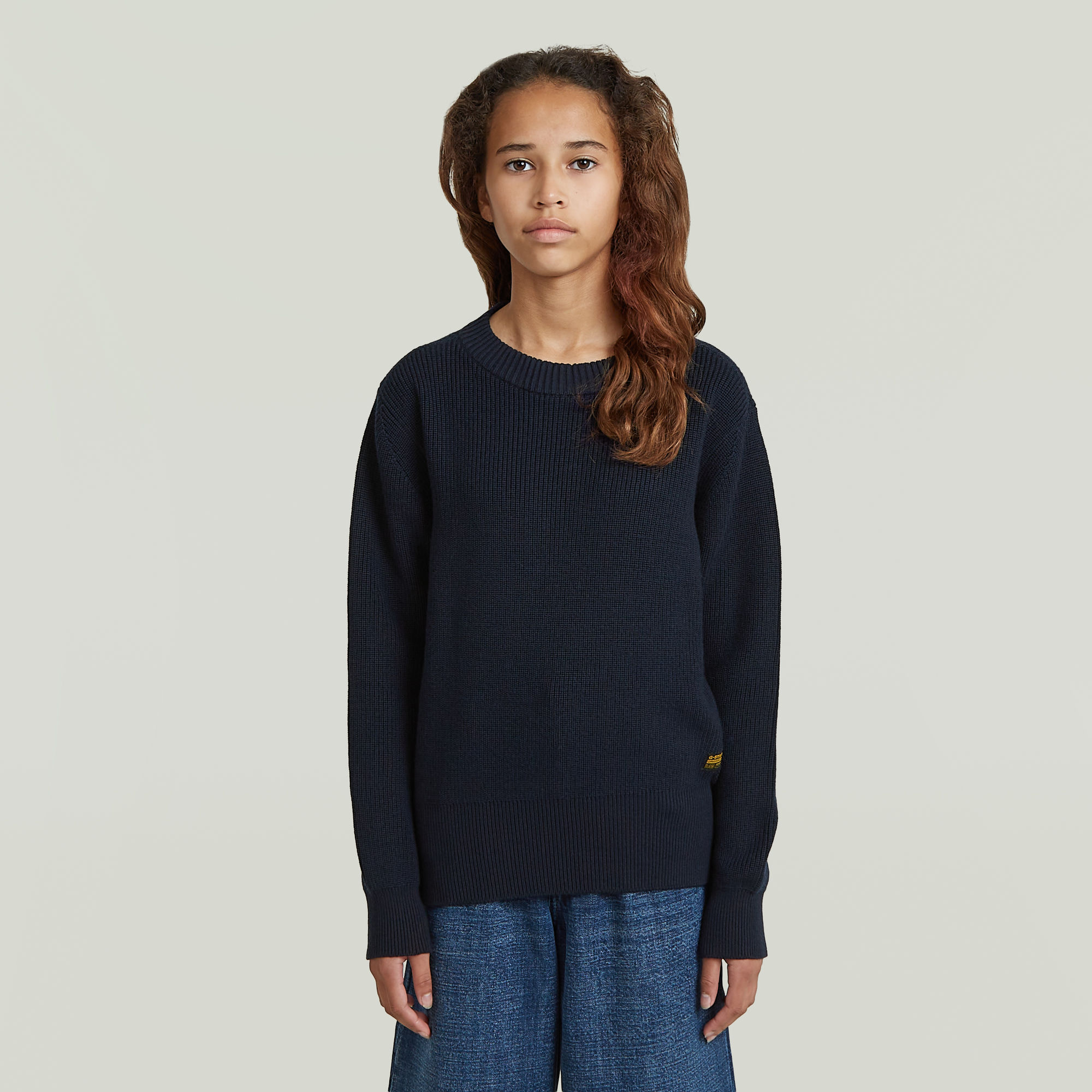 

Vest Yarciaknit voor meisjes - Donkerblauw - meisjes