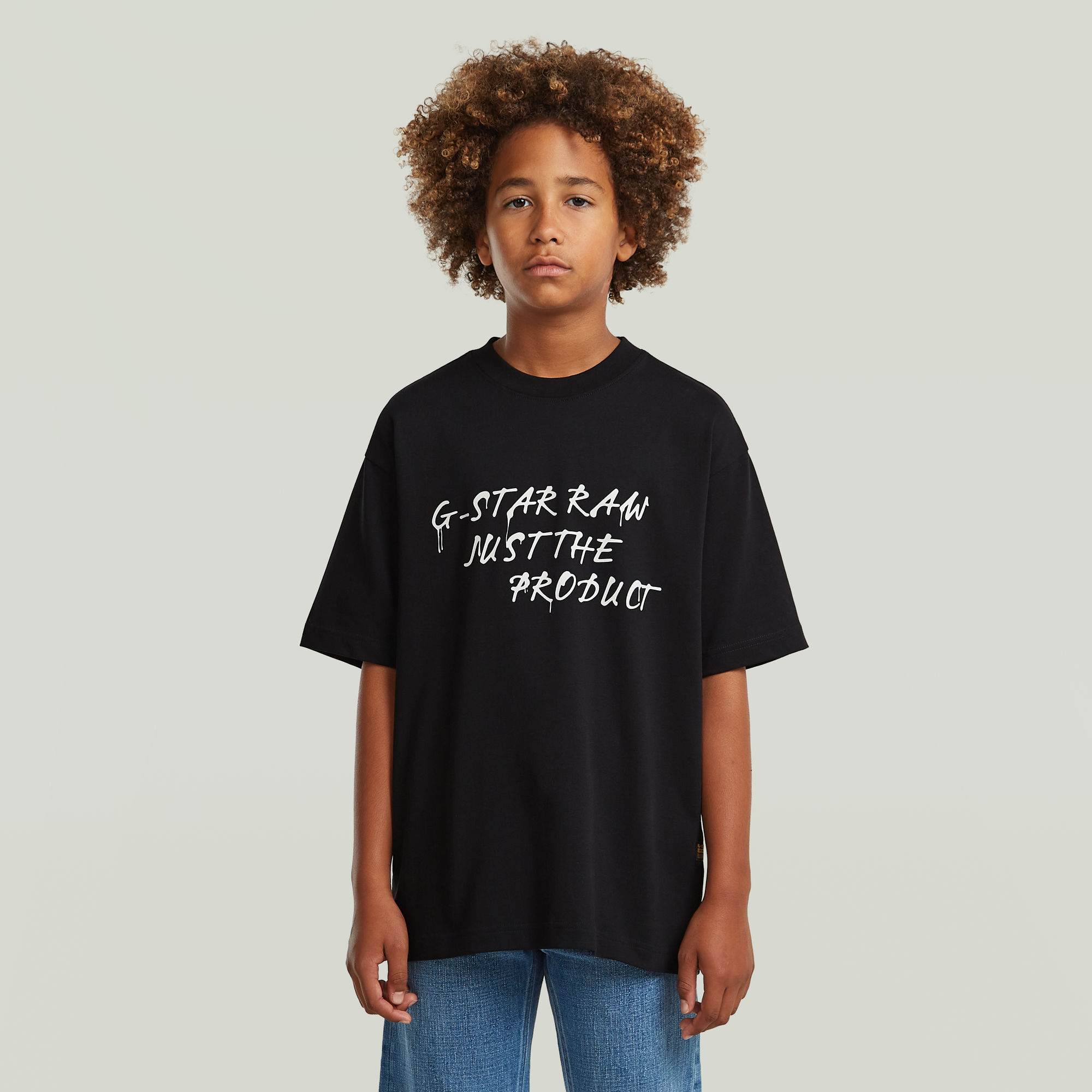 Boys Oversized T-Shirt - Schwarz - jungen