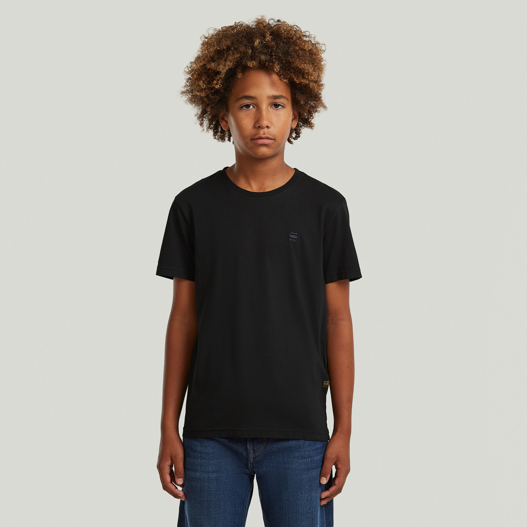 Boys Base T-Shirt - Schwarz - jungen