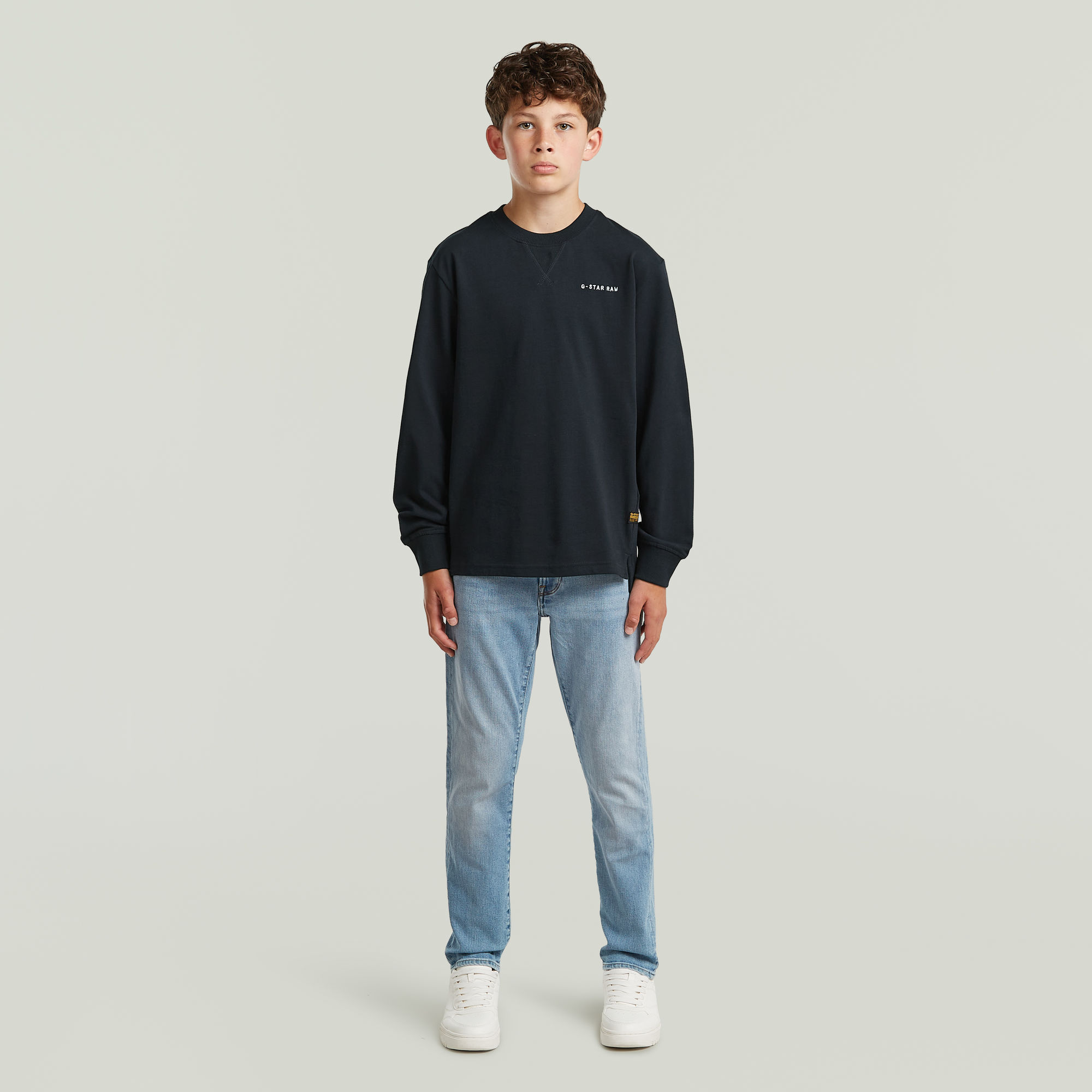 Thumbnail - Boys Nifous T-Shirt - Dunkelblau - jungen