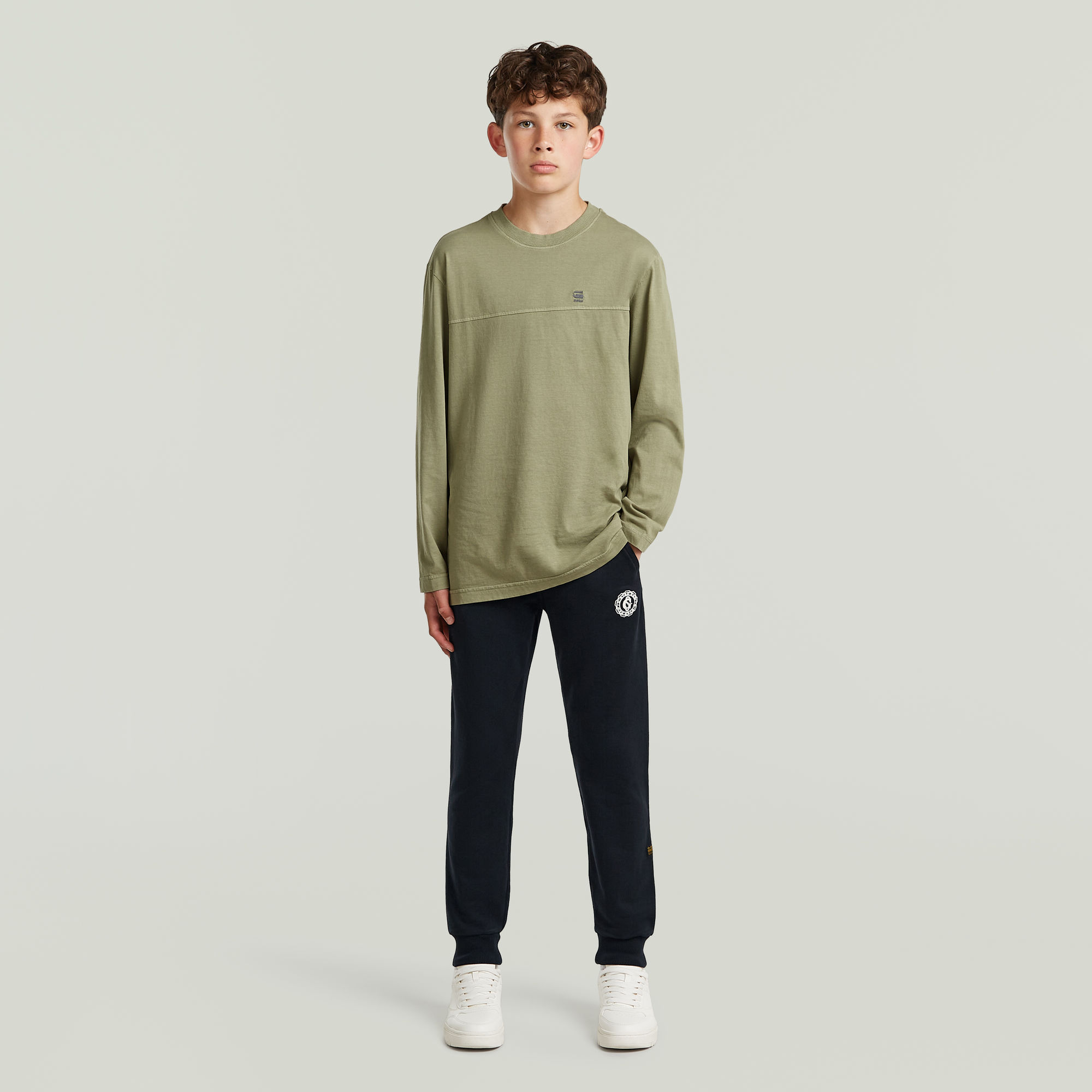 Thumbnail - Boys Regular Sweatpants - Dunkelblau - jungen
