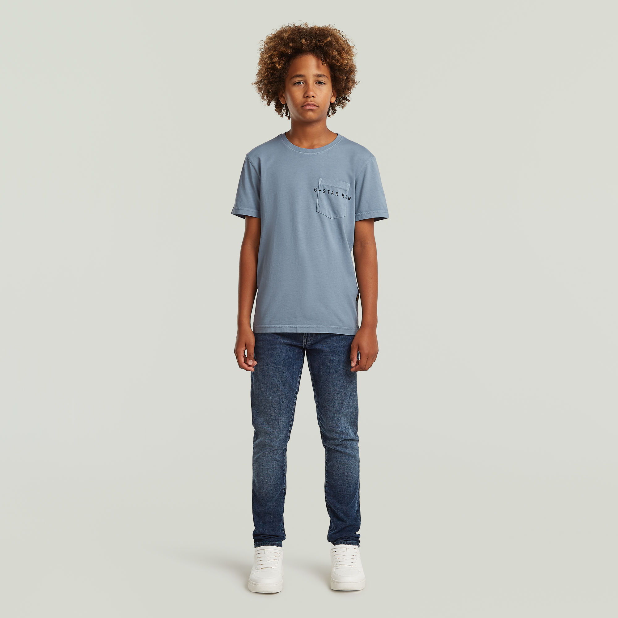Thumbnail - Boys Base Pocket T-Shirt - Hellblau - jungen
