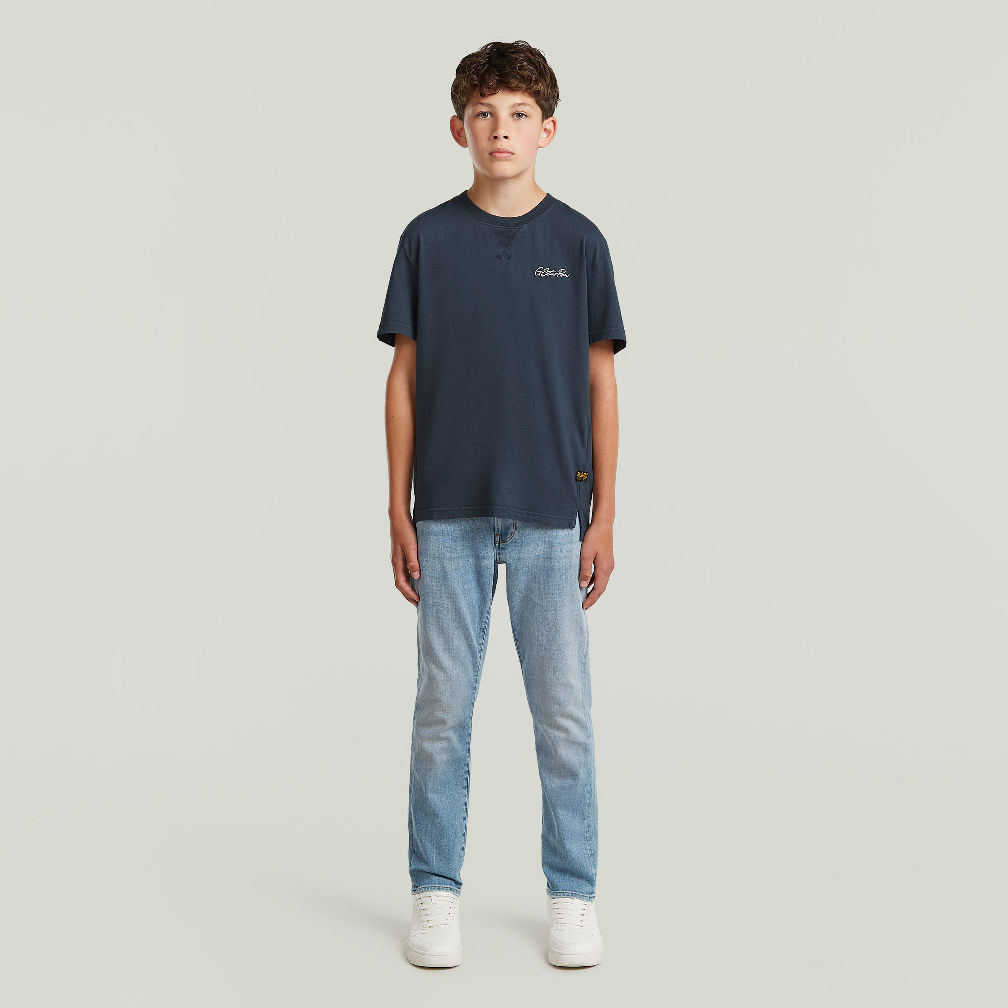 Thumbnail - Boys Nifous T-Shirt - Dunkelblau - jungen