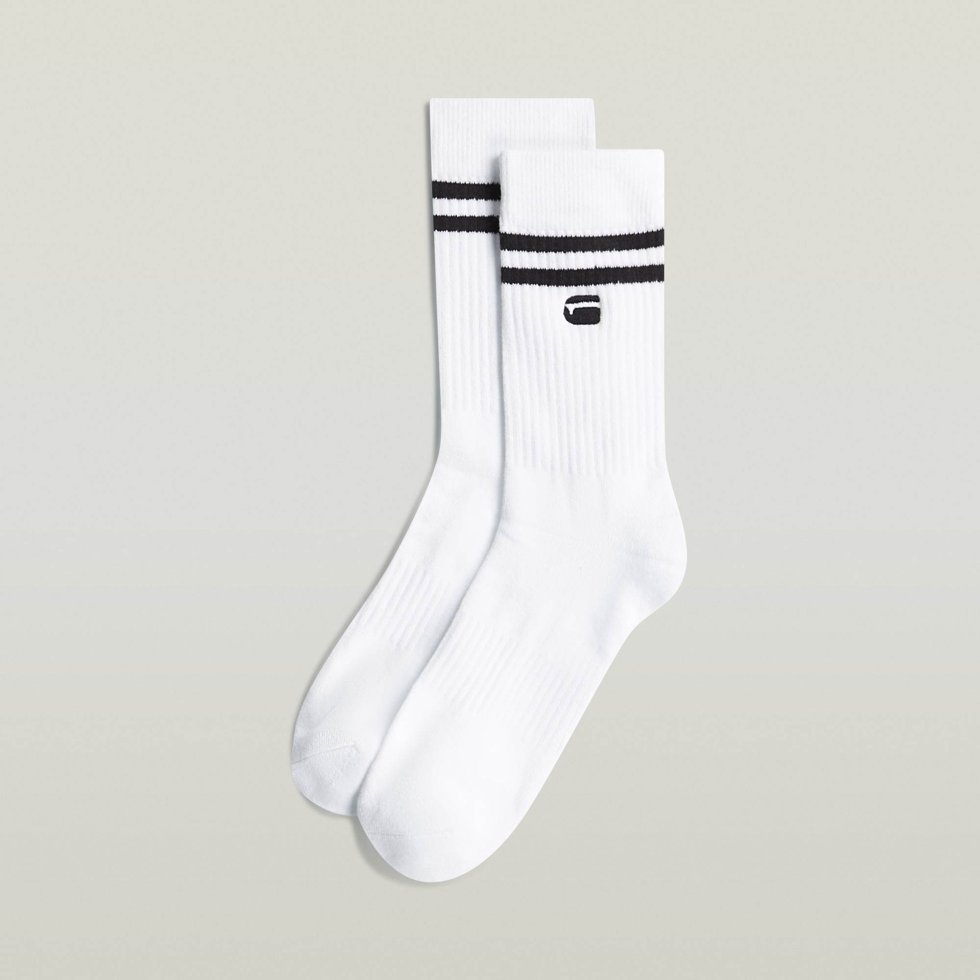 Thumbnail - Socks Stripe 3er-Pack - Weiß - Herren