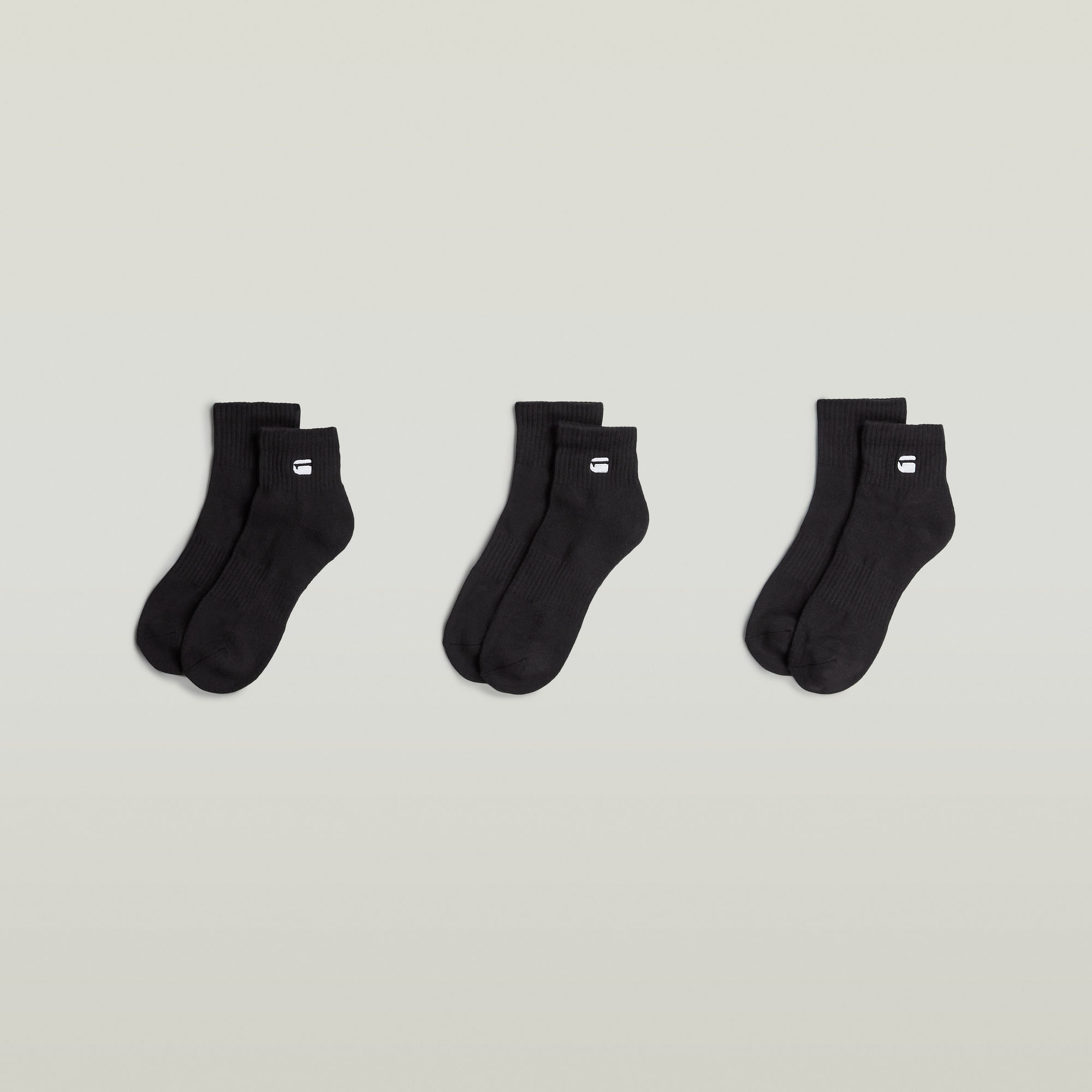 

Short Socks 3-Pack - Black - Men