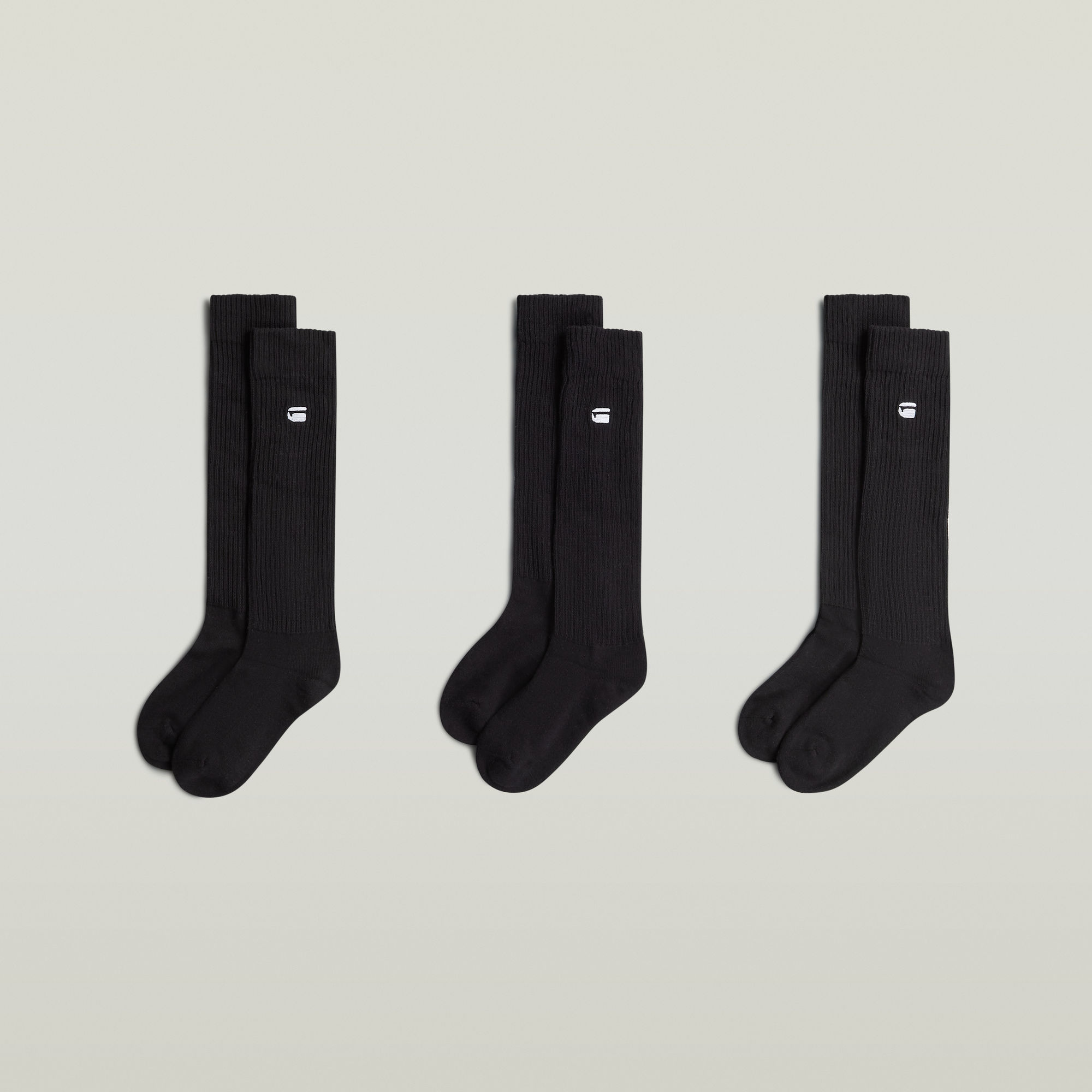 Thumbnail - Sloughy Socks 3er-Pack - Schwarz - Damen