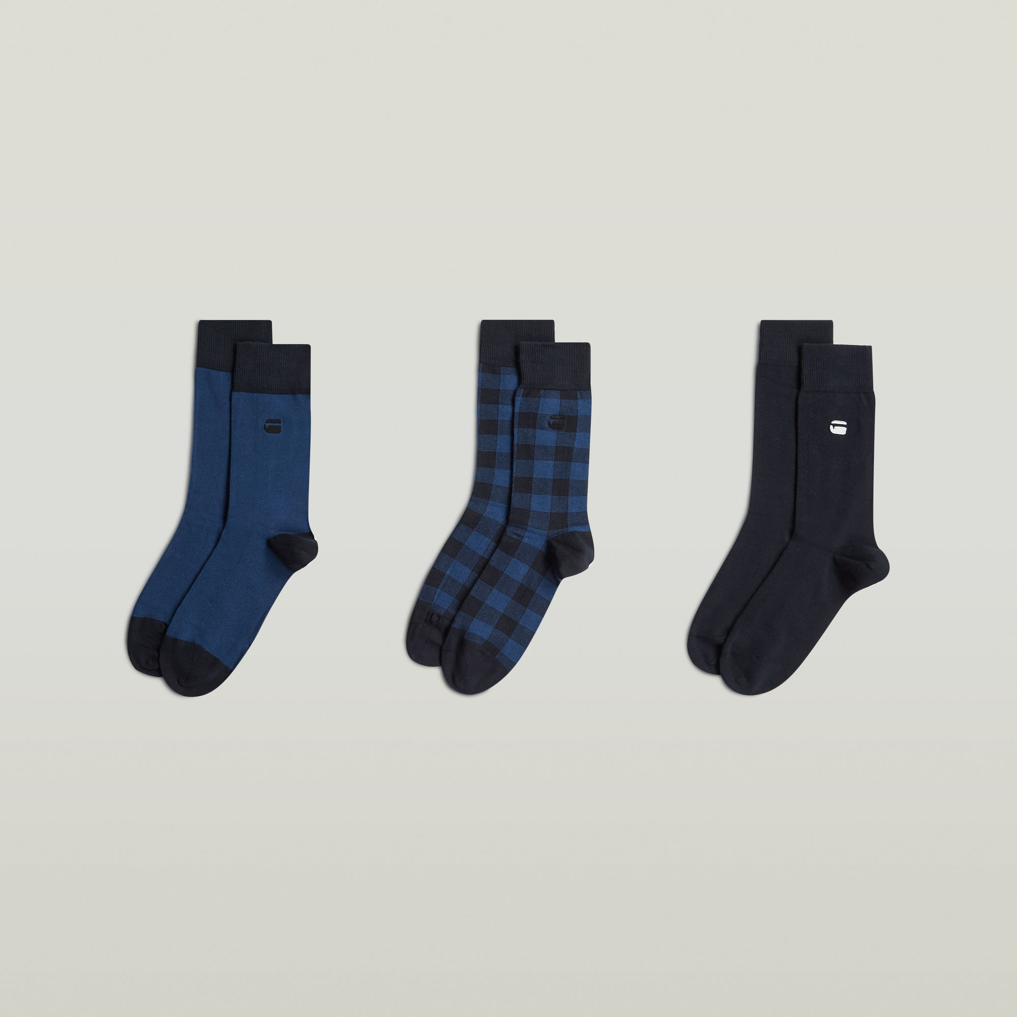 

Socken 3er-Pack - Mehrfarbig - Herren