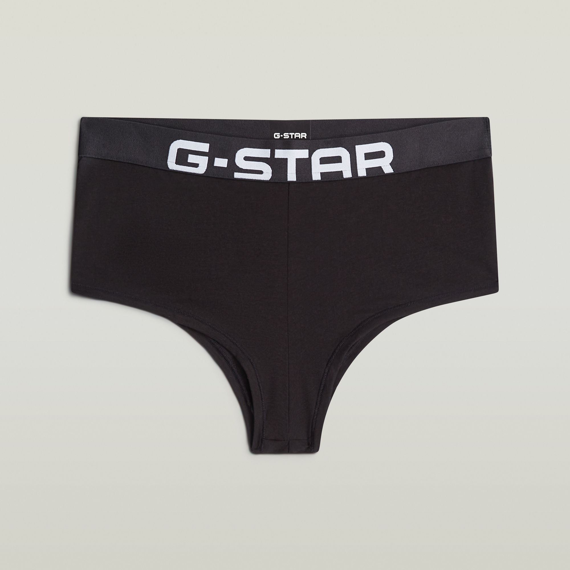 Thumbnail - Boyfriend Shorts 2er-Pack - Schwarz - Damen