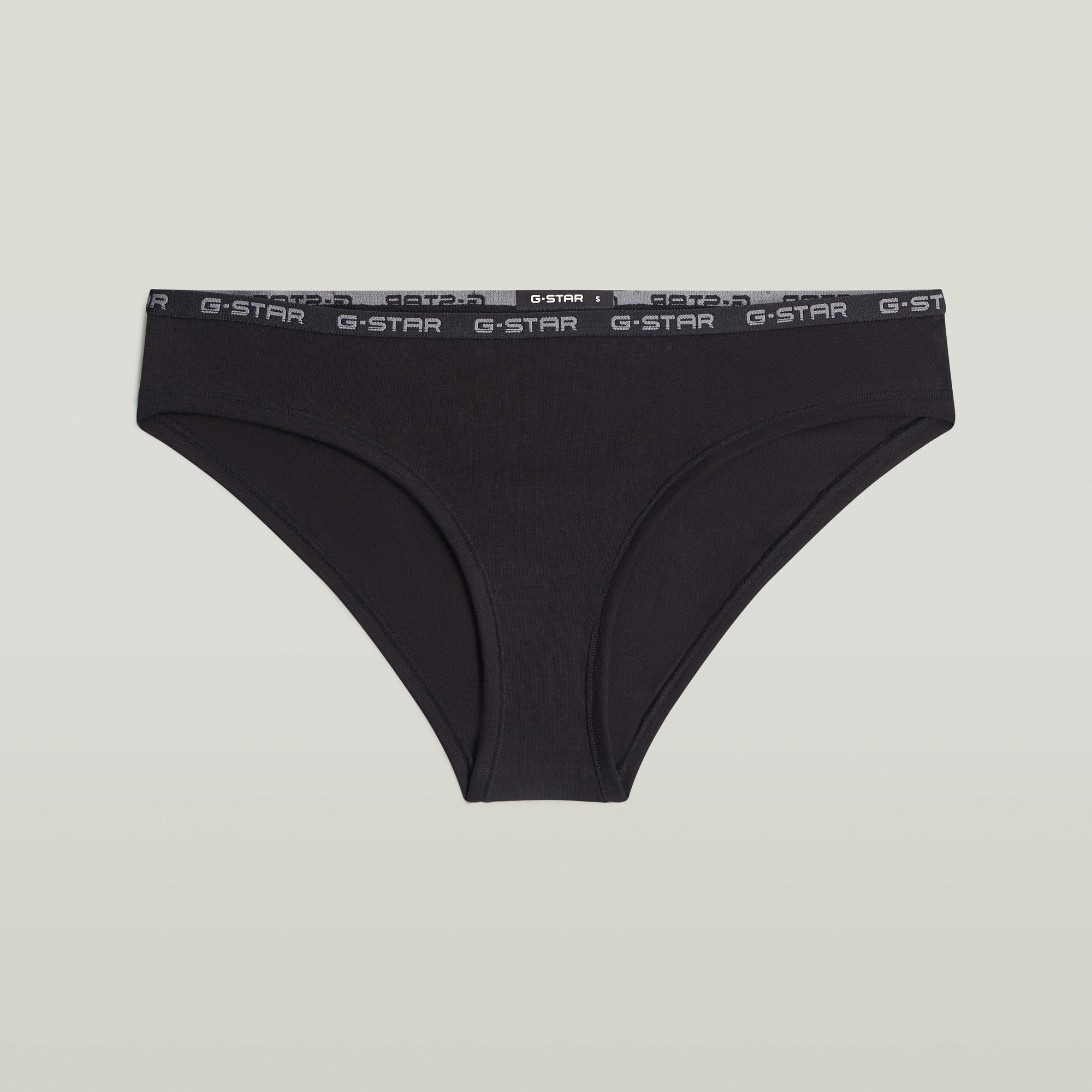 Thumbnail - Hipster Brief 3er-Pack - Schwarz - Damen