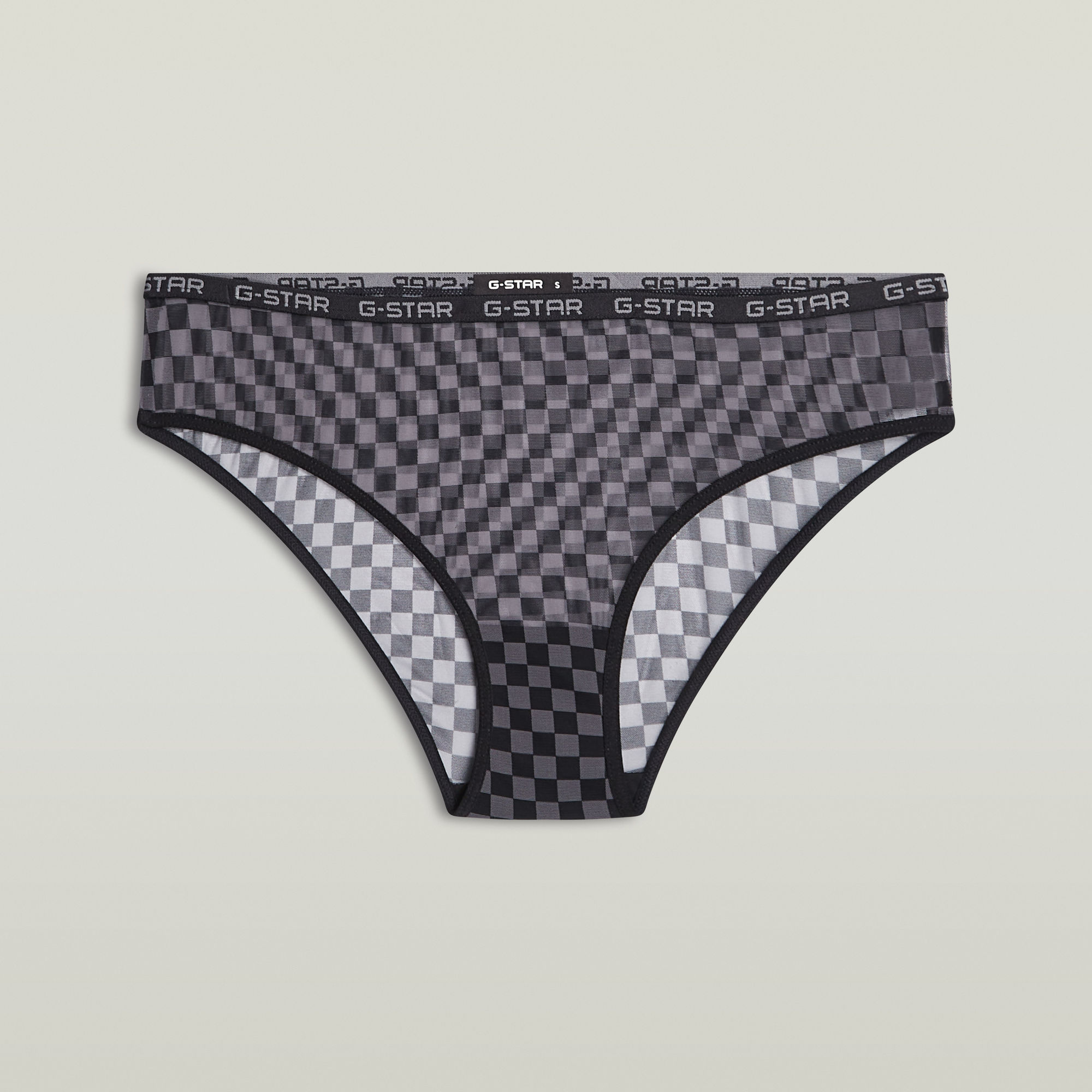 Thumbnail - Mesh Brazilian Brief 2er-Pack - Schwarz - Damen