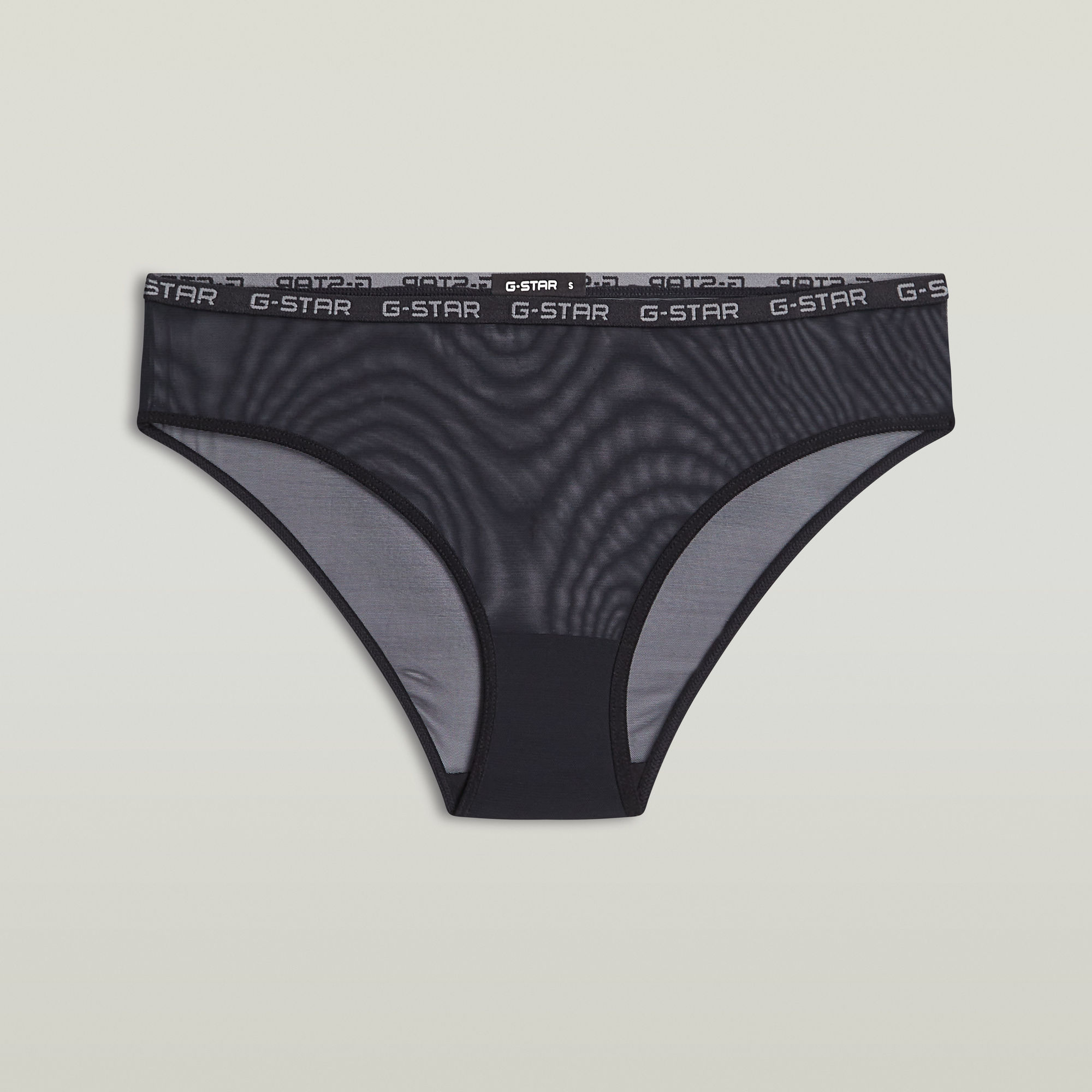 Thumbnail - Mesh Brazilian Brief 2er-Pack - Schwarz - Damen