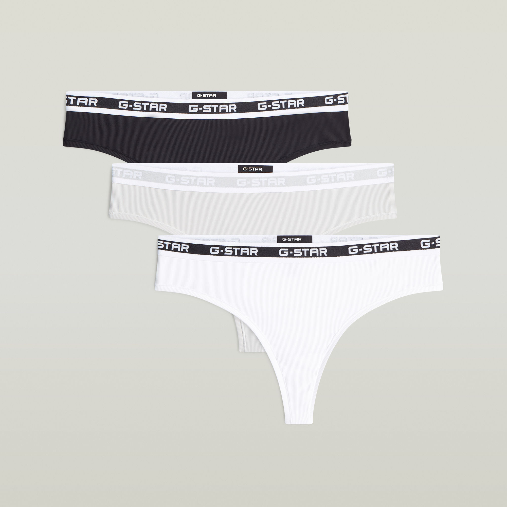 Thumbnail - Bazilian Brief 3er-Pack - Mehrfarbig - Damen
