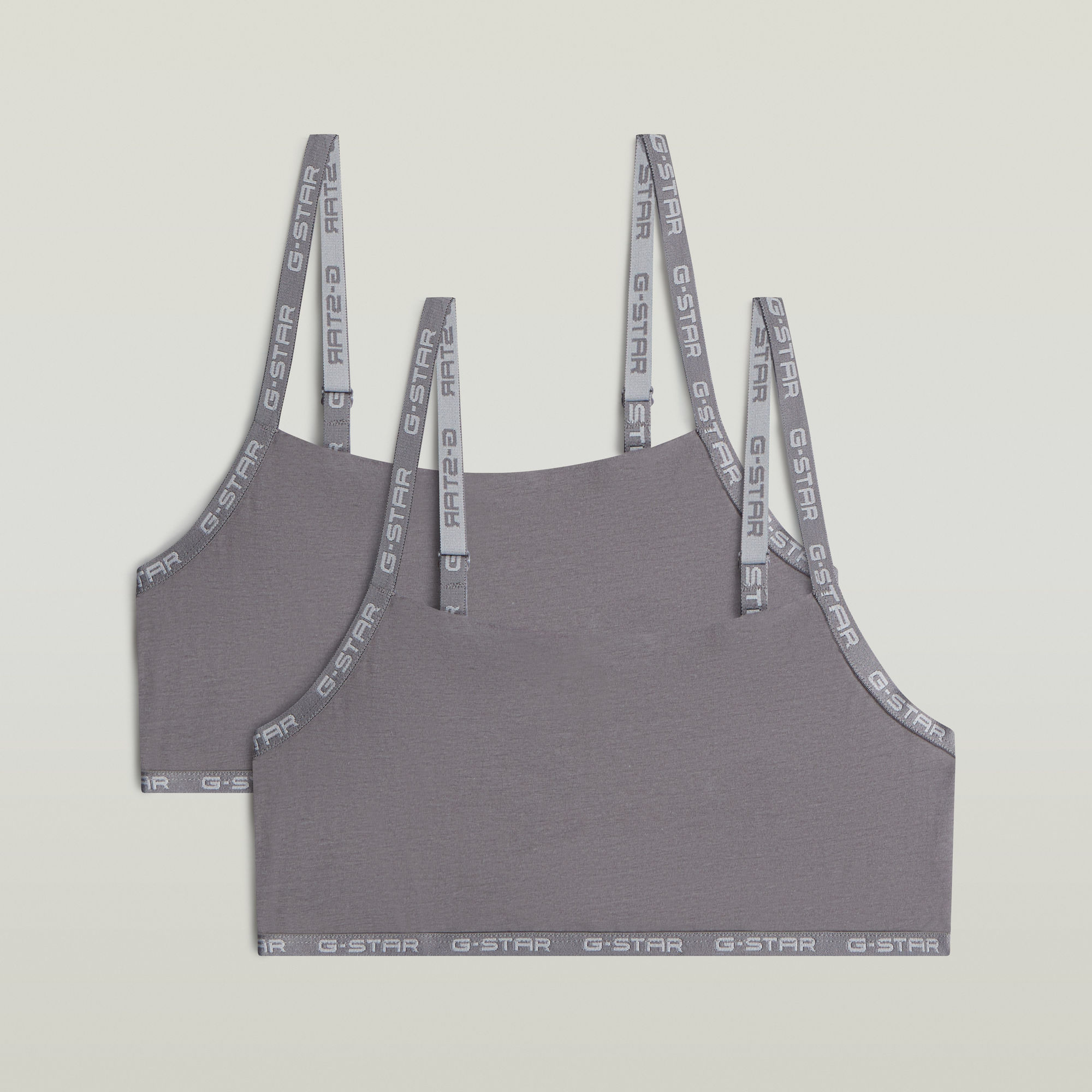 

Strappy Bralette Set van 2 - Grijs - Dames