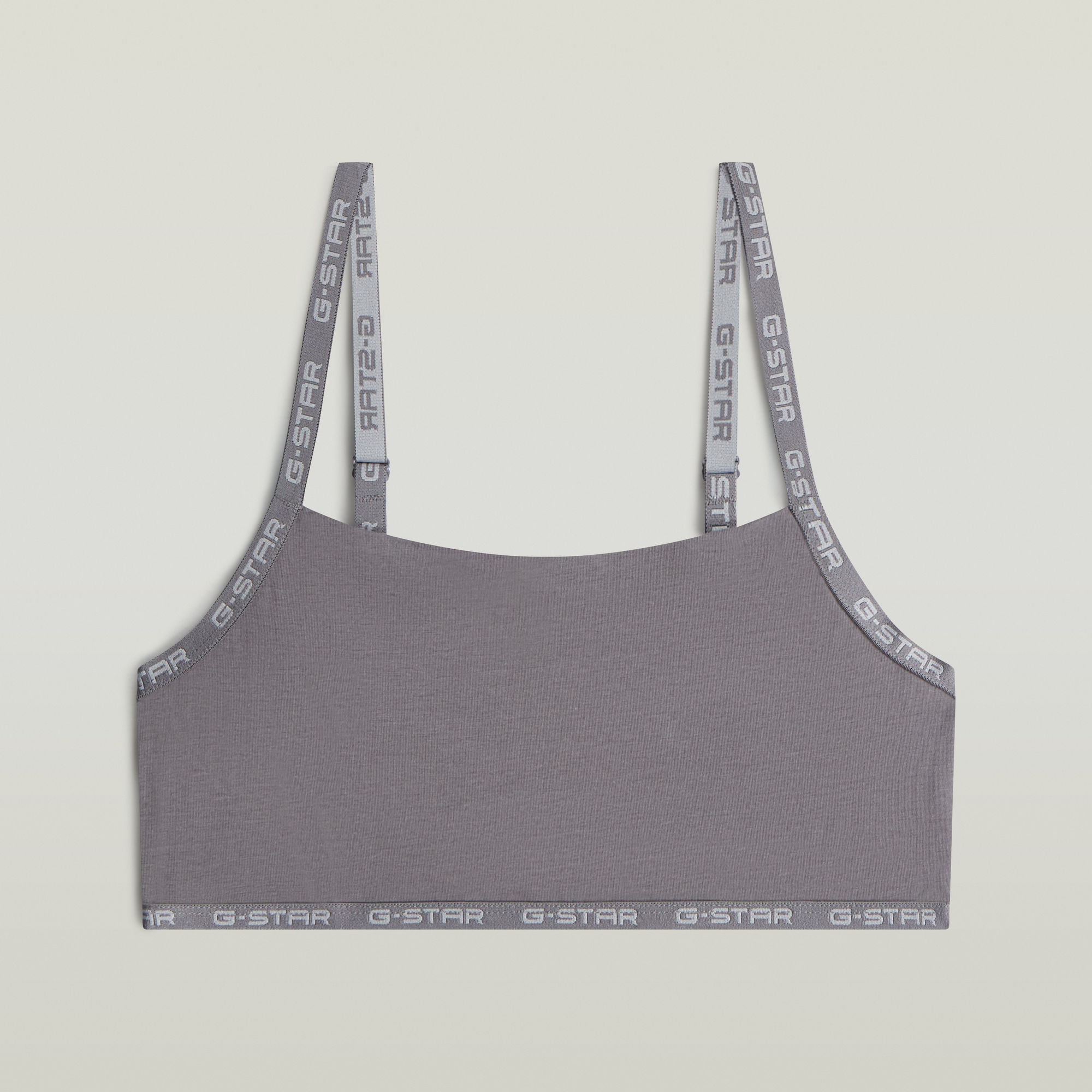 Thumbnail - Strappy Bralette 2er-Pack - Grau - Damen