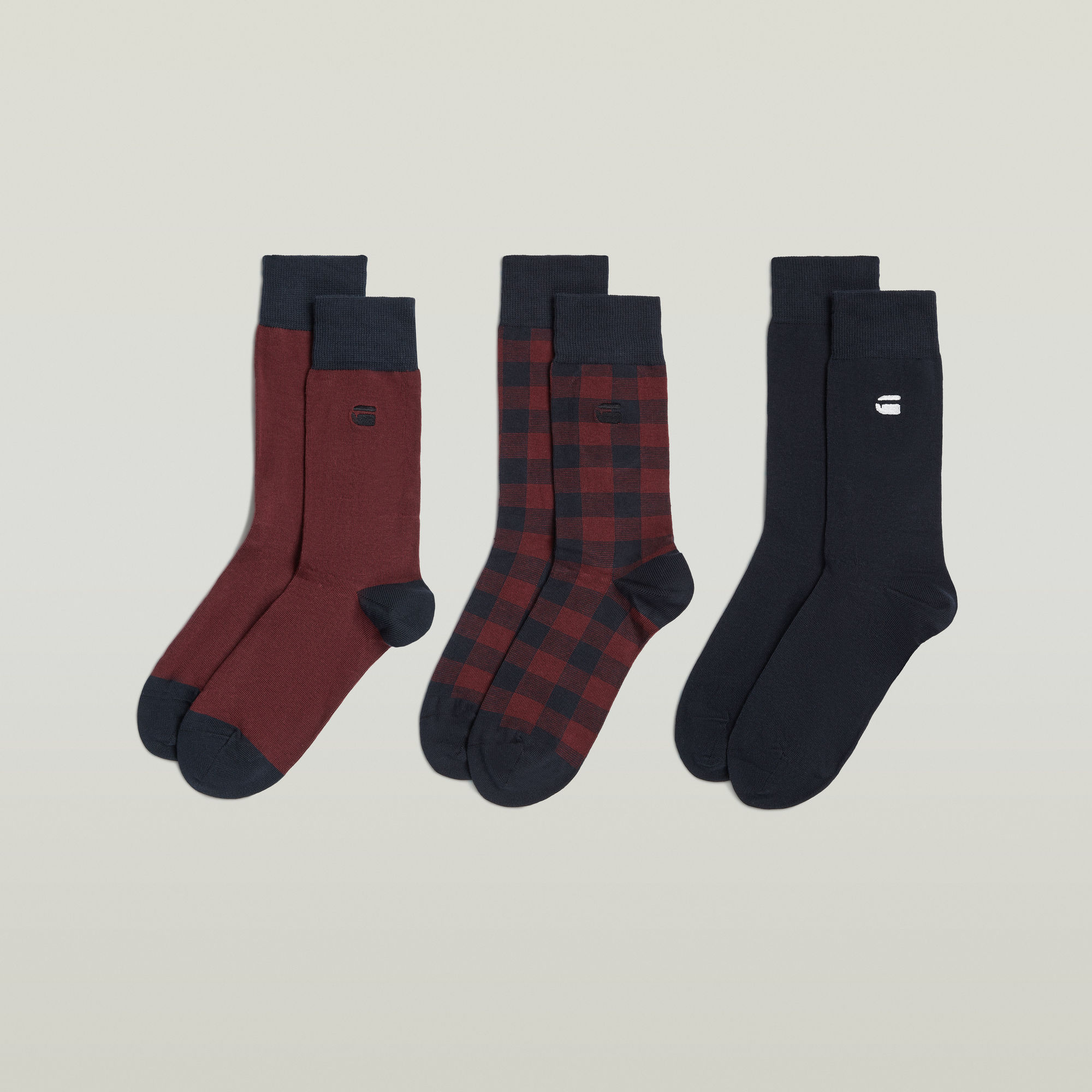 

Socken 3er-Pack - Mehrfarbig - Herren