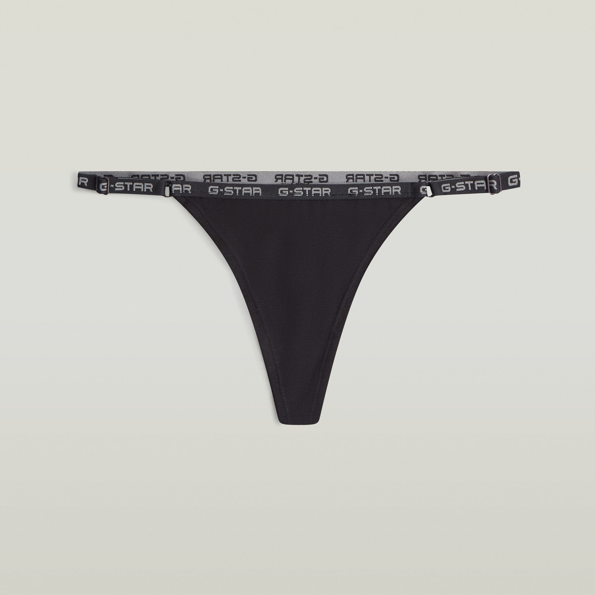 Thumbnail - G-String 2er-Pack - Schwarz - Damen