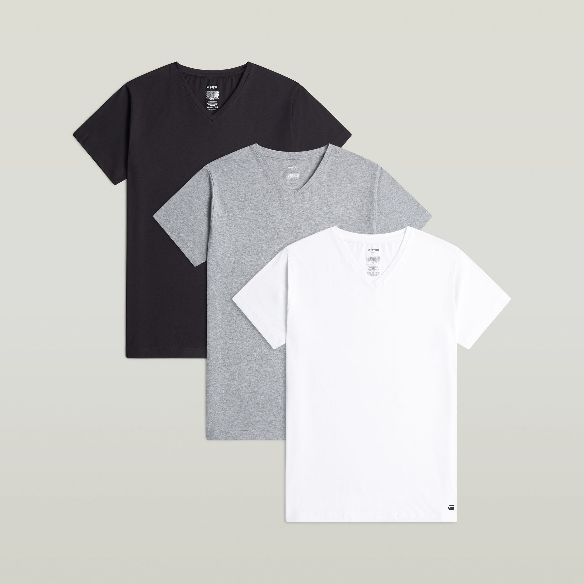 

T-Shirt V-Neck 3er-Pack - Mehrfarbig - Herren