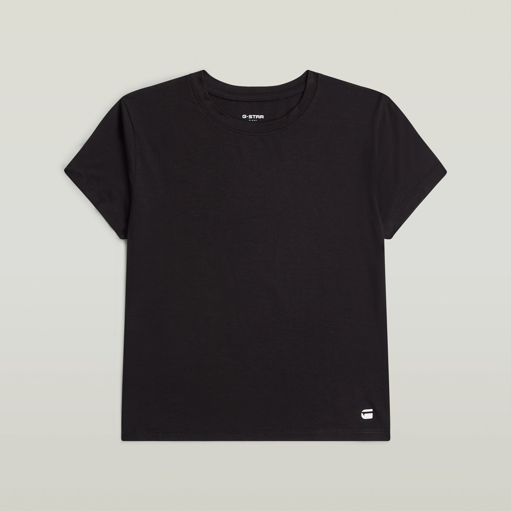 Thumbnail - Cropped T-Shirt 3er-Pack - Schwarz - Damen