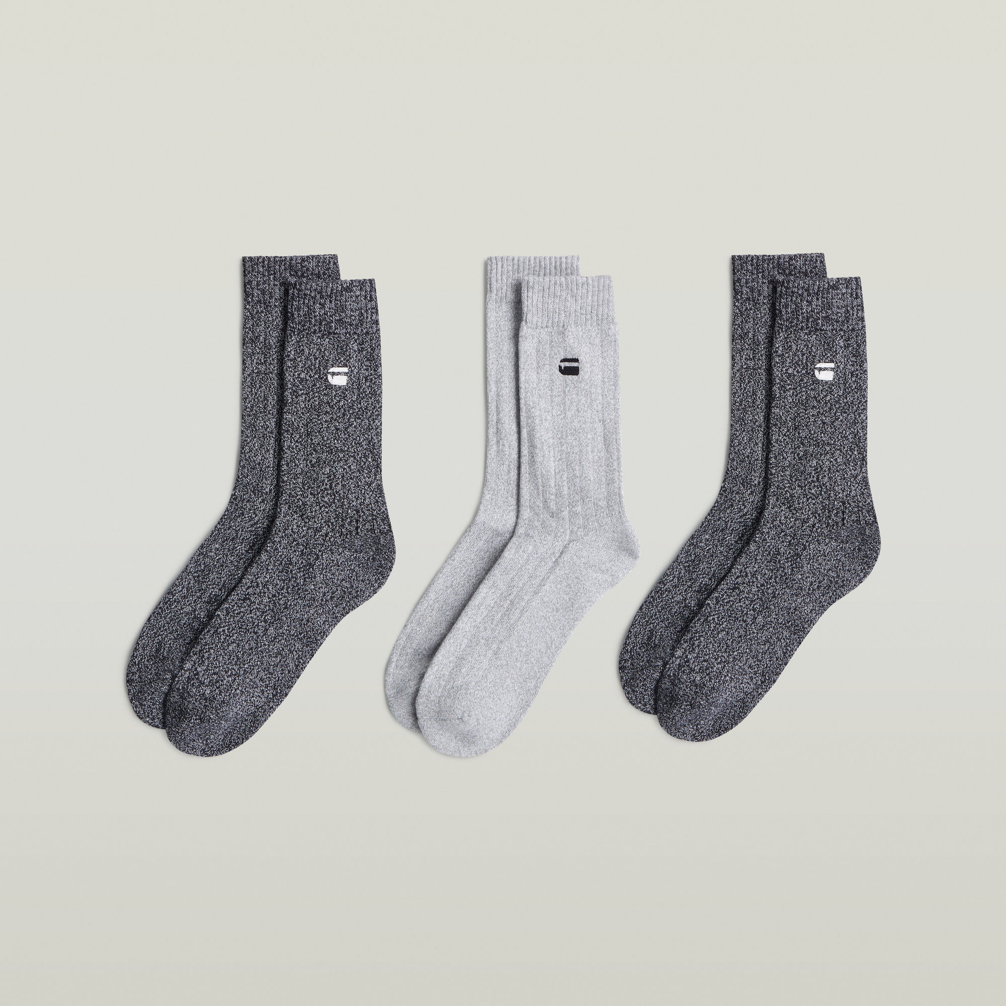 Thumbnail - Socken 3er-Pack - Mehrfarbig - Herren