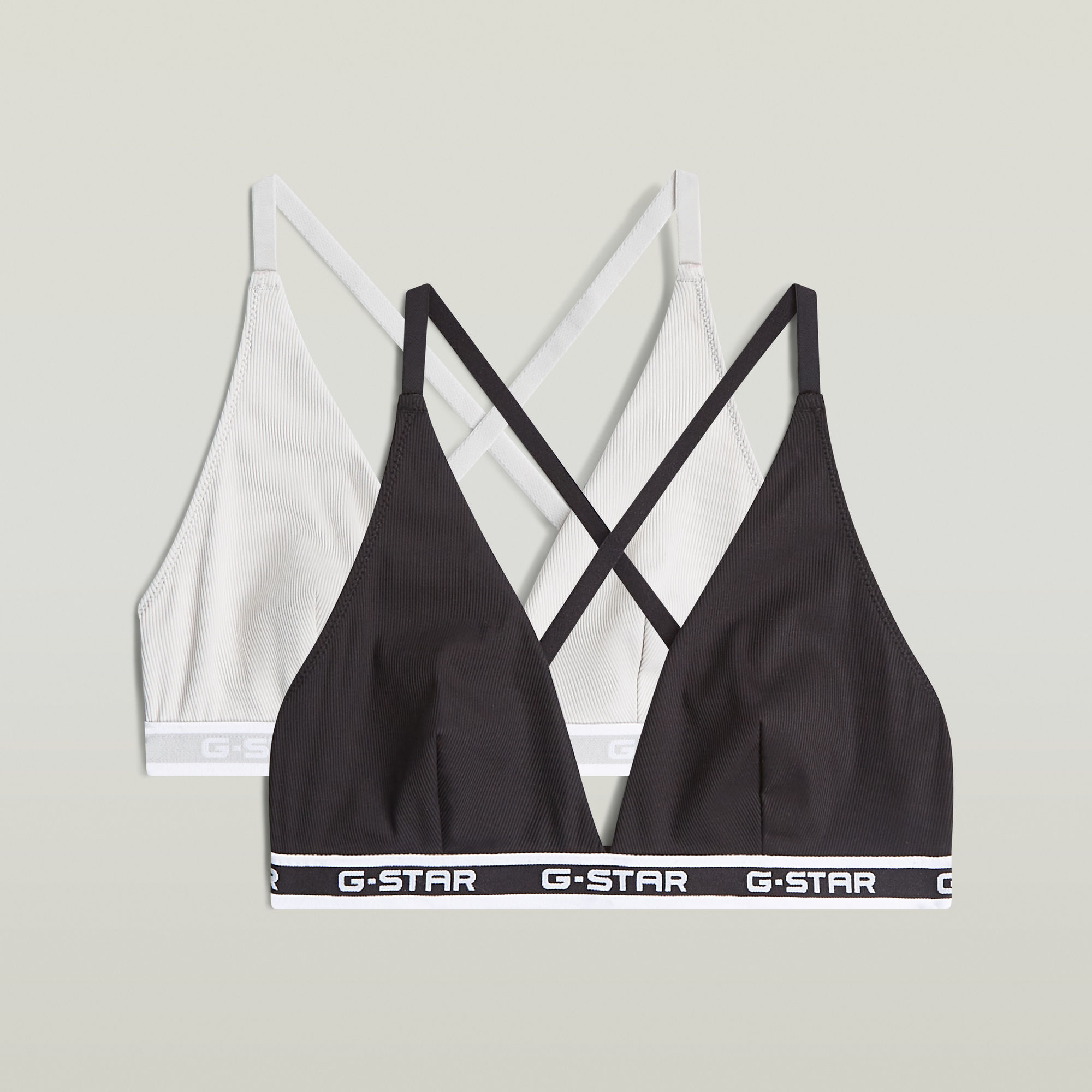 

Multiway Triangle Bralette Set van 2 - Meerkleurig - Dames