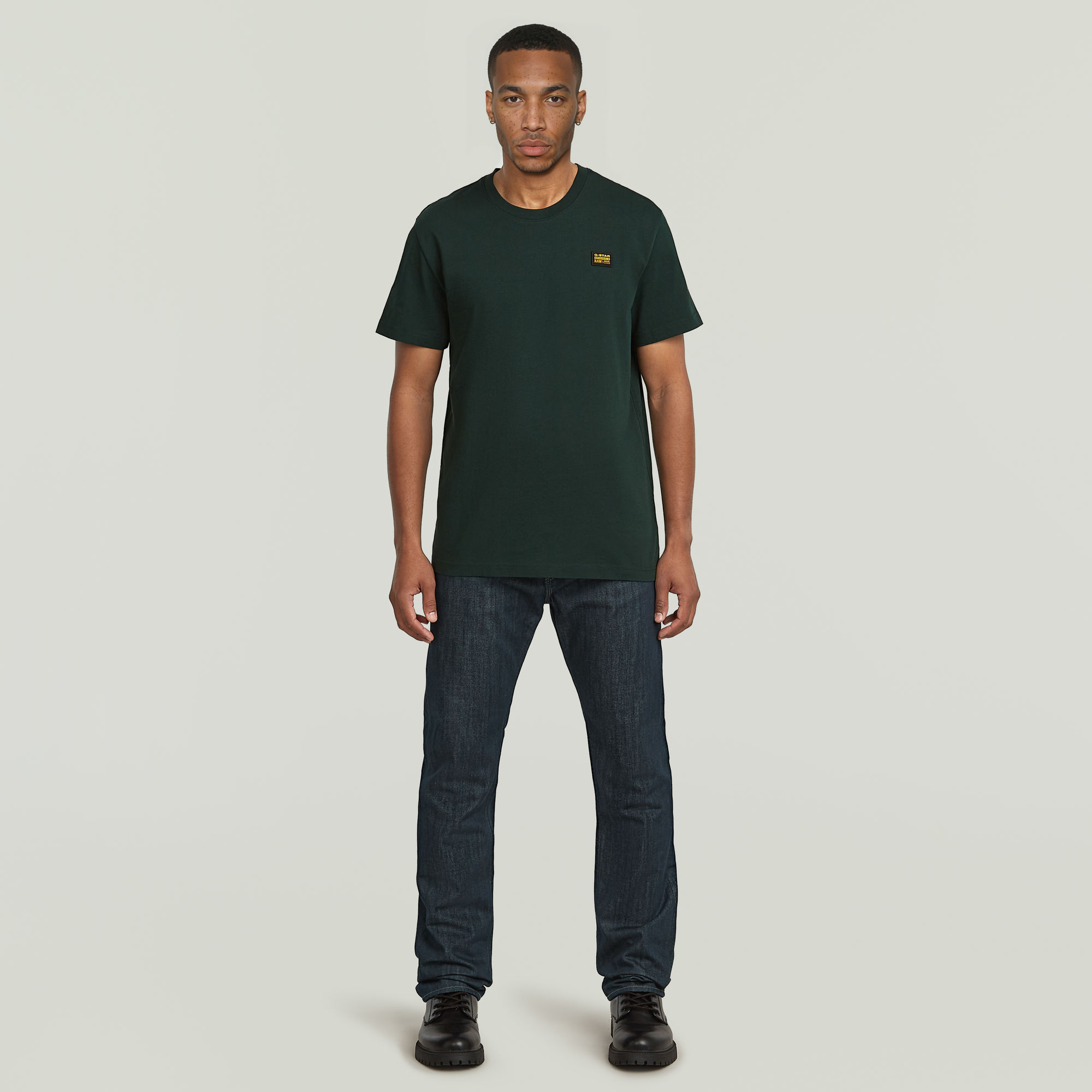 Thumbnail - US First Cinch Tapered Neo Raw Jeans - Dunkelblau - Herren