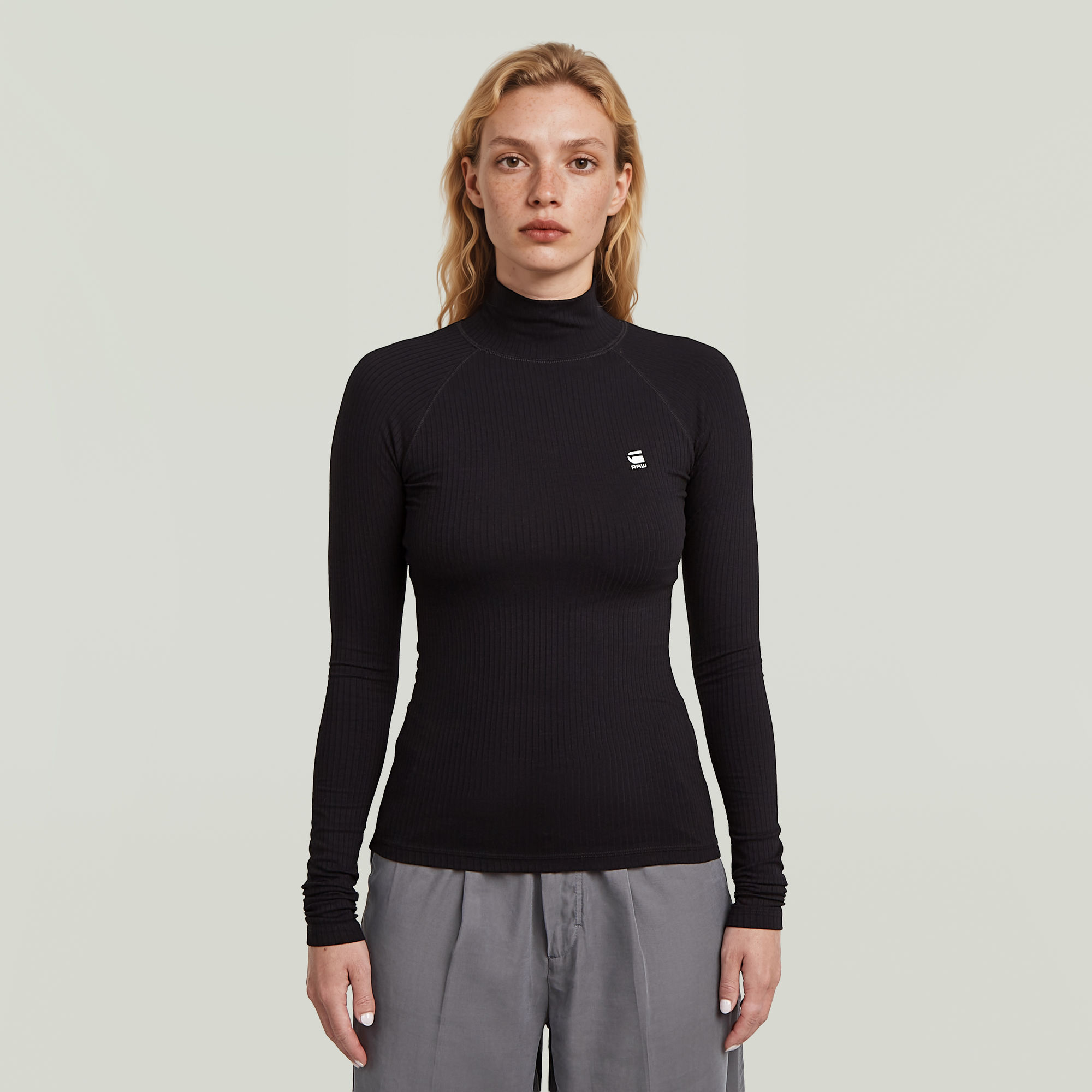 G-Star RAW Fluid Wide Leg Broek - Grijs - Dames