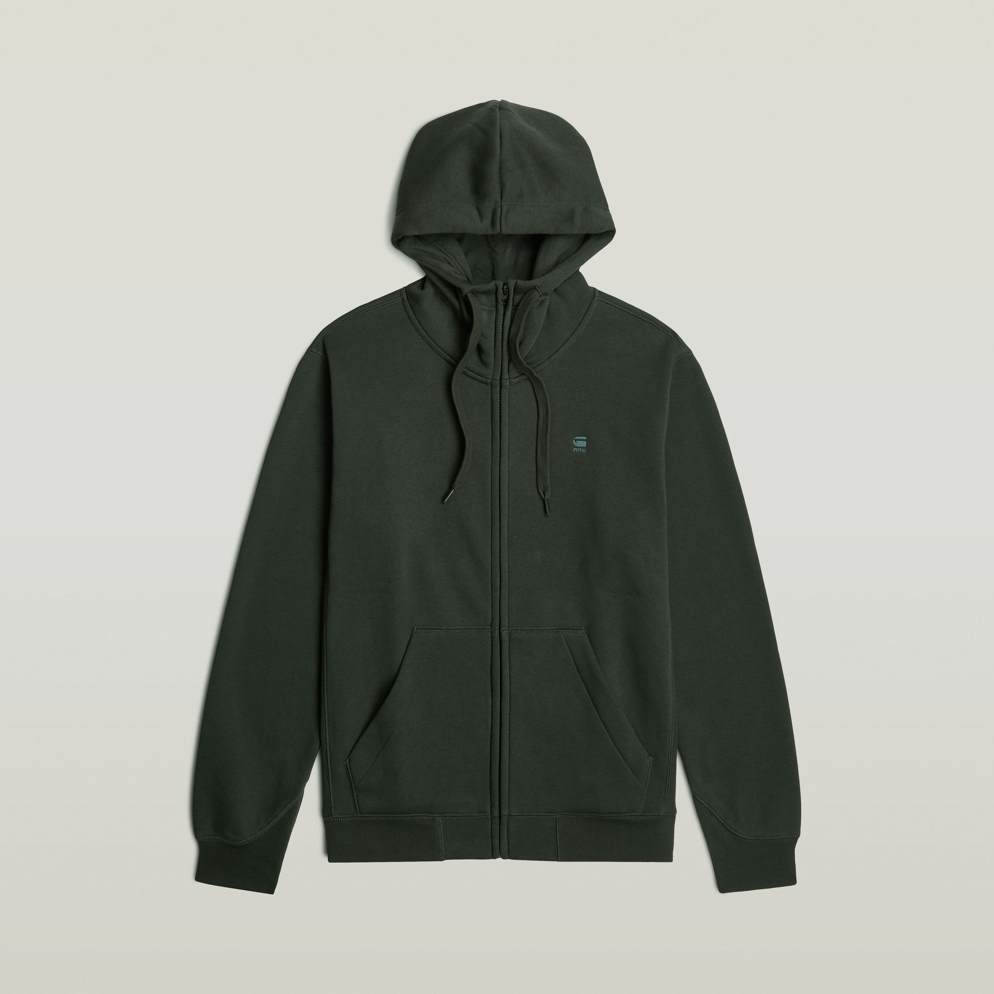 Thumbnail - Premium Core Hoodie Zip Sweater - Grau - Herren