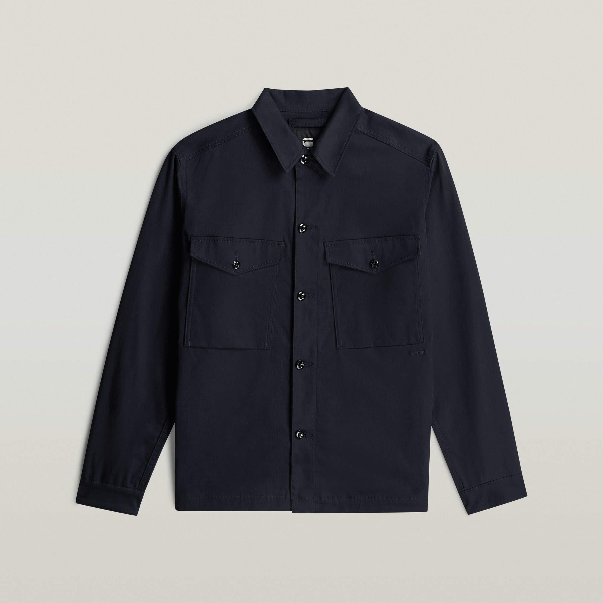 Thumbnail - Core Clean Overshirt - Dunkelblau - Herren