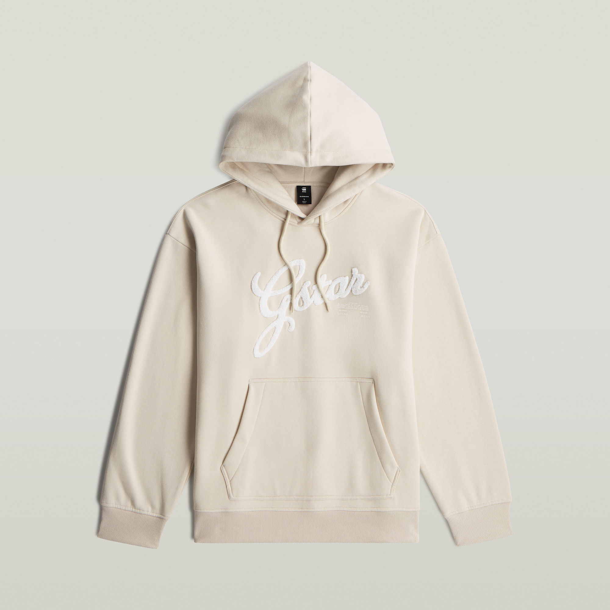 

Chenille Relaxed Hoodie Sweater - Wit - Heren