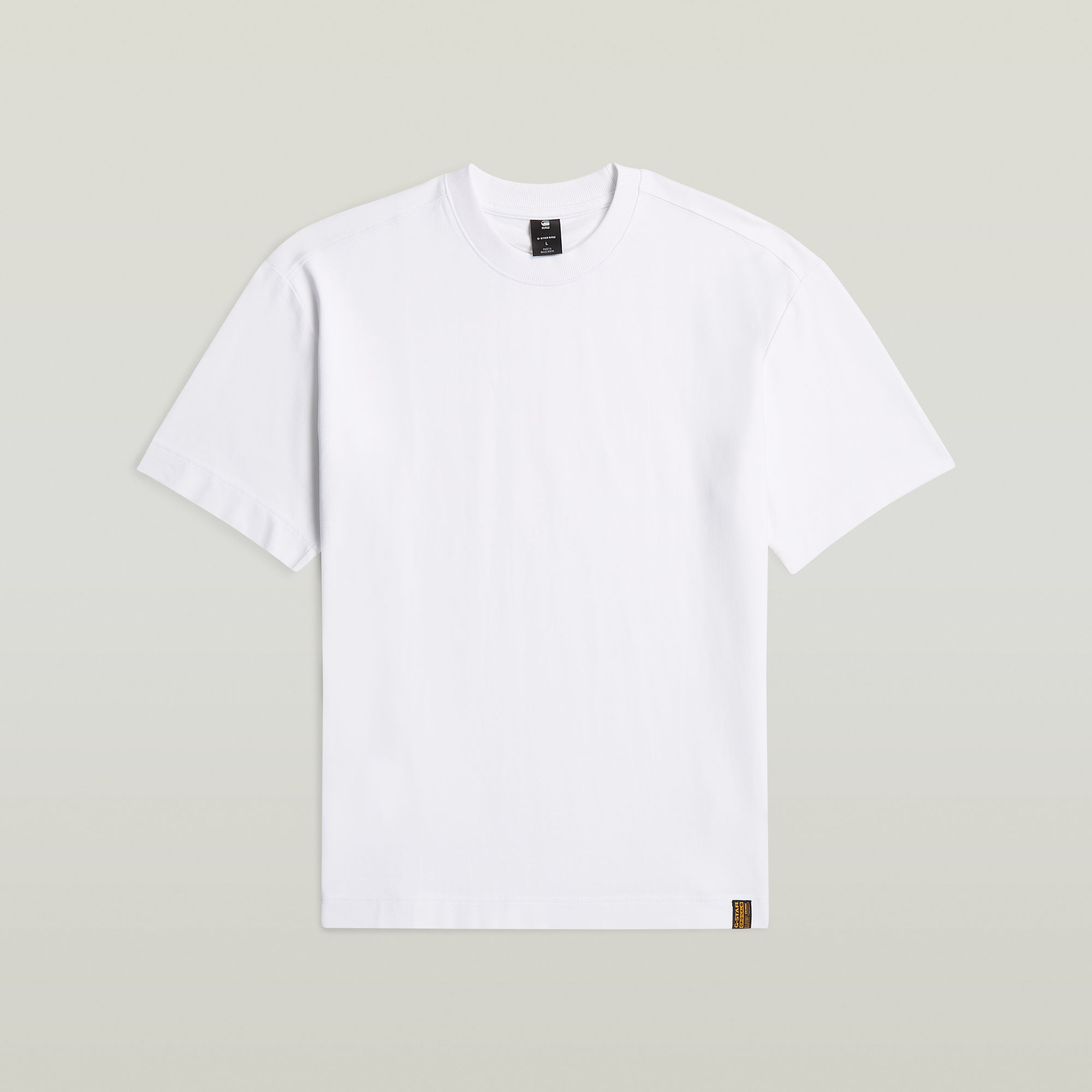 GS-01 Relaxed T-Shirt - Weiß - Herren