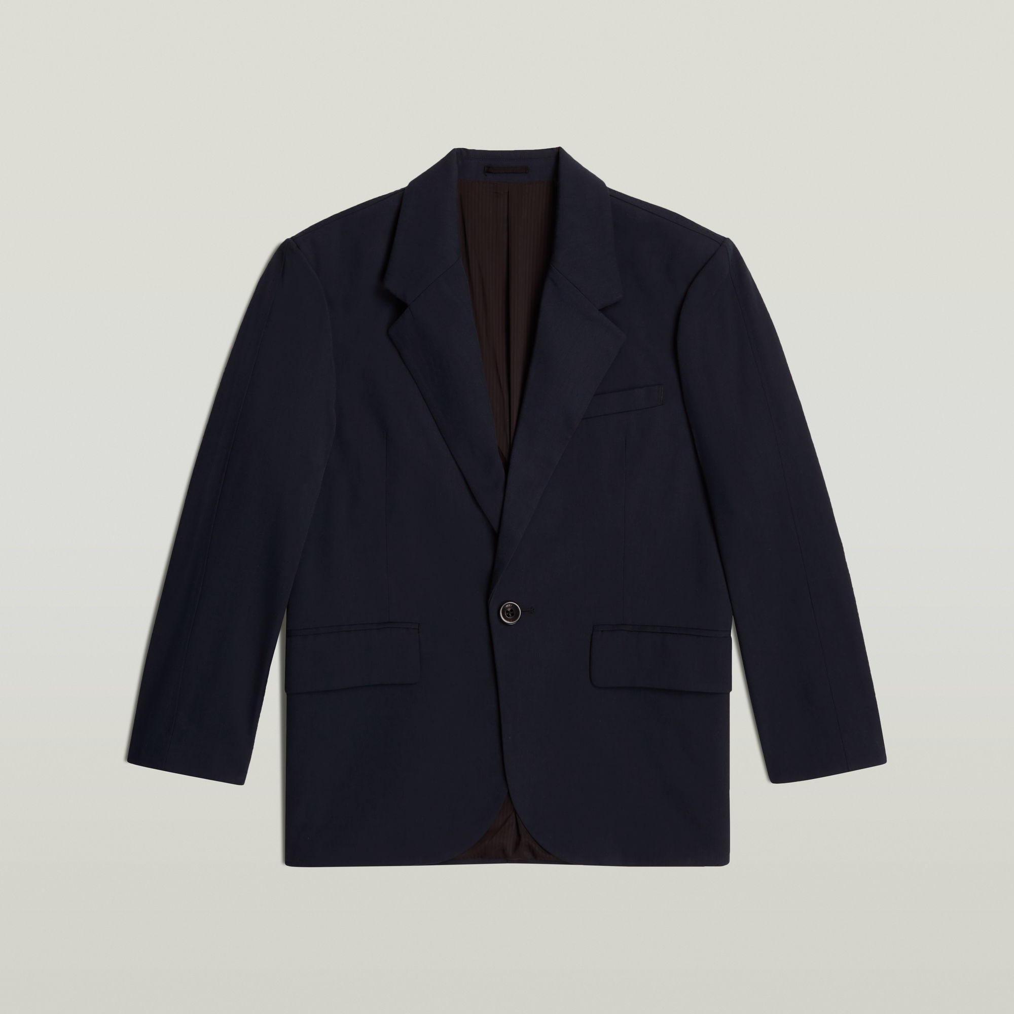 Thumbnail - Big Boyfriend Oversized Blazer - Dunkelblau - Damen