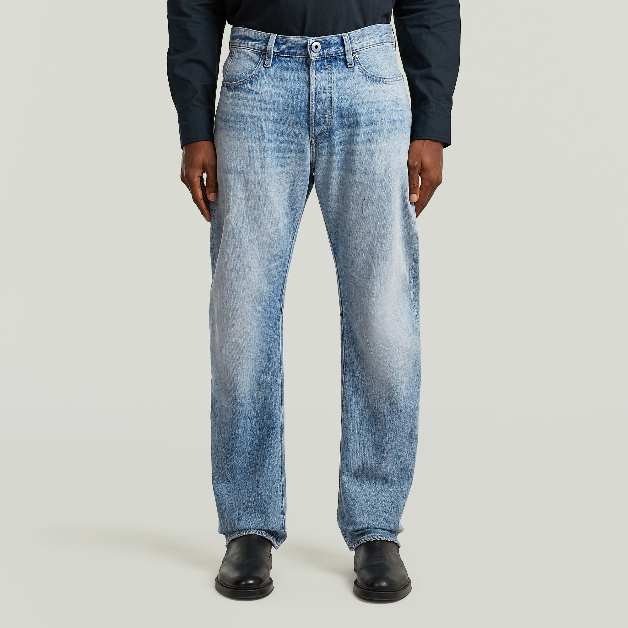 Contor Regular Jeans - Mittelblau - Herren