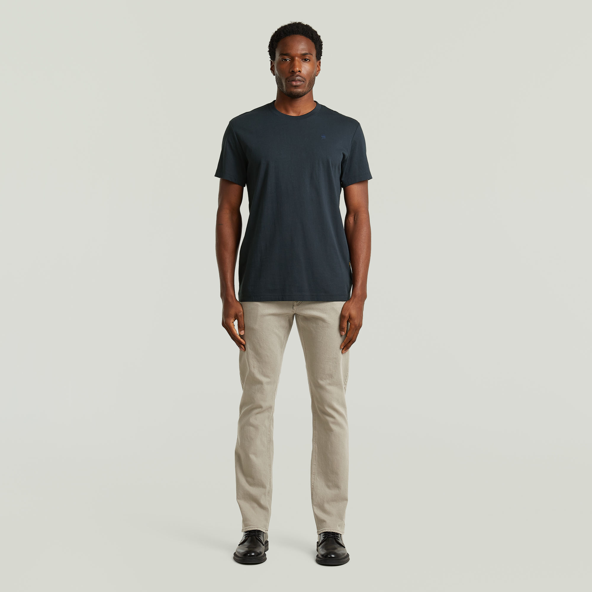 Thumbnail - Base-S T-Shirt - Dunkelblau - Herren