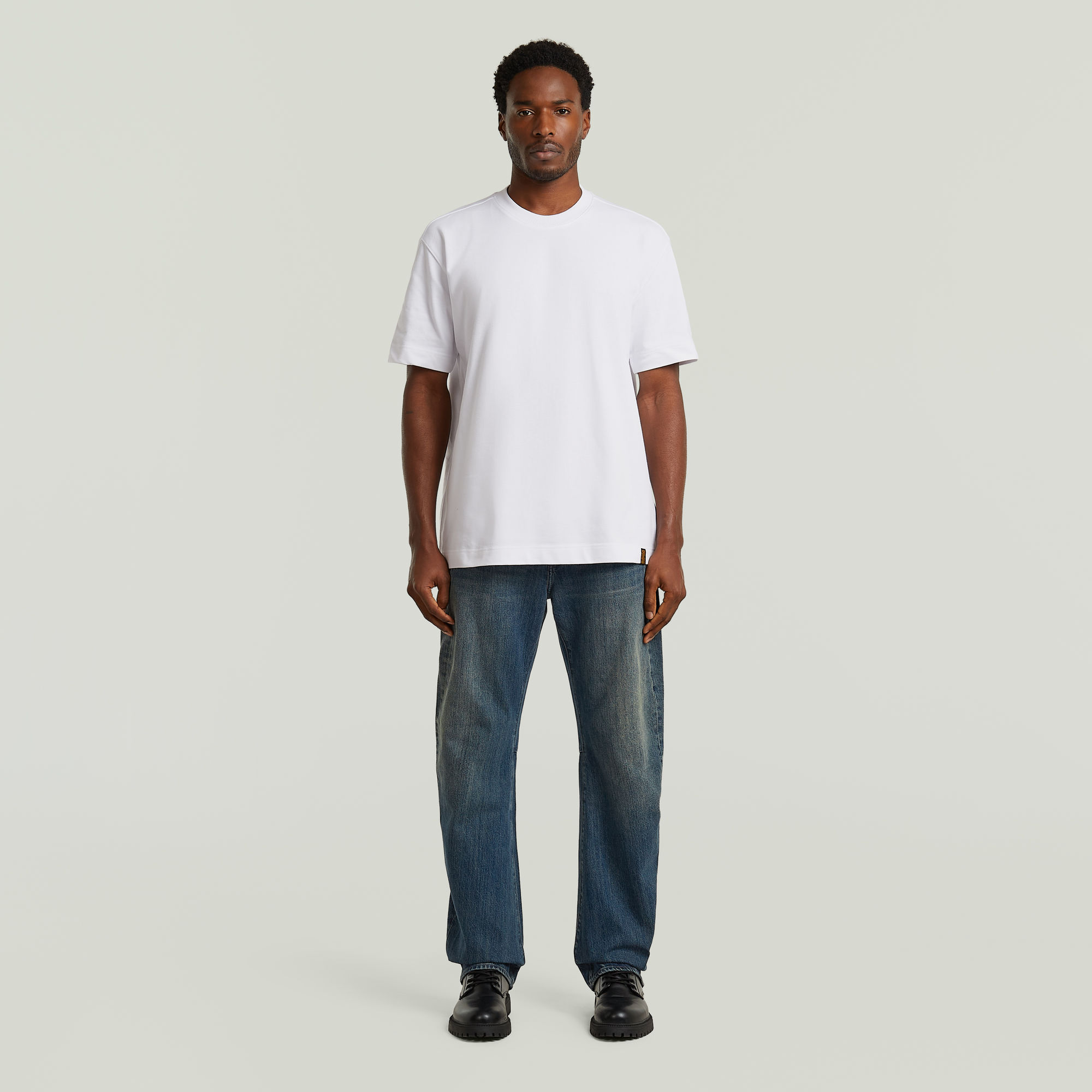 Thumbnail - GS-01 Relaxed T-Shirt - Weiß - Herren