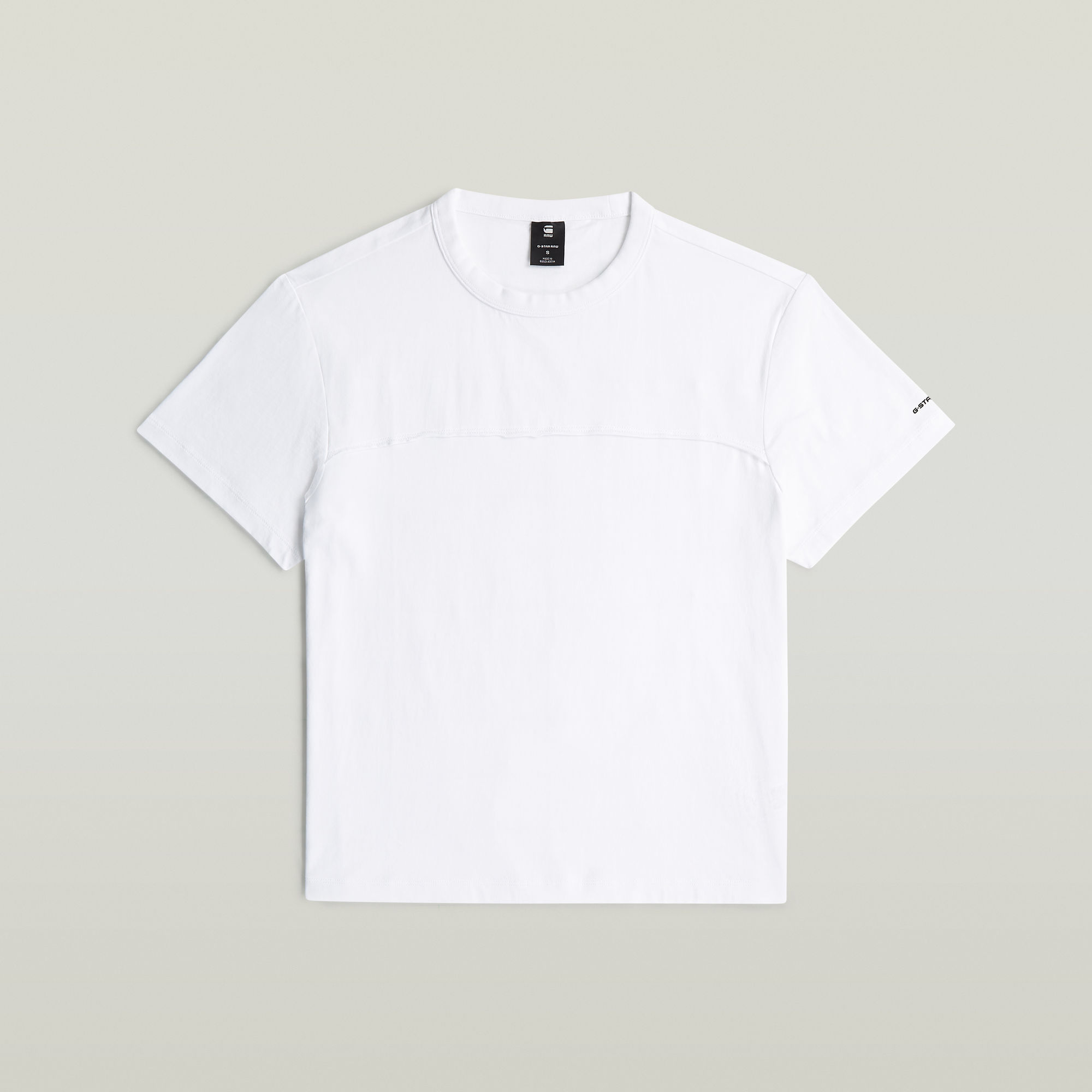 Thumbnail - Seam T-Shirt - Weiß - Damen