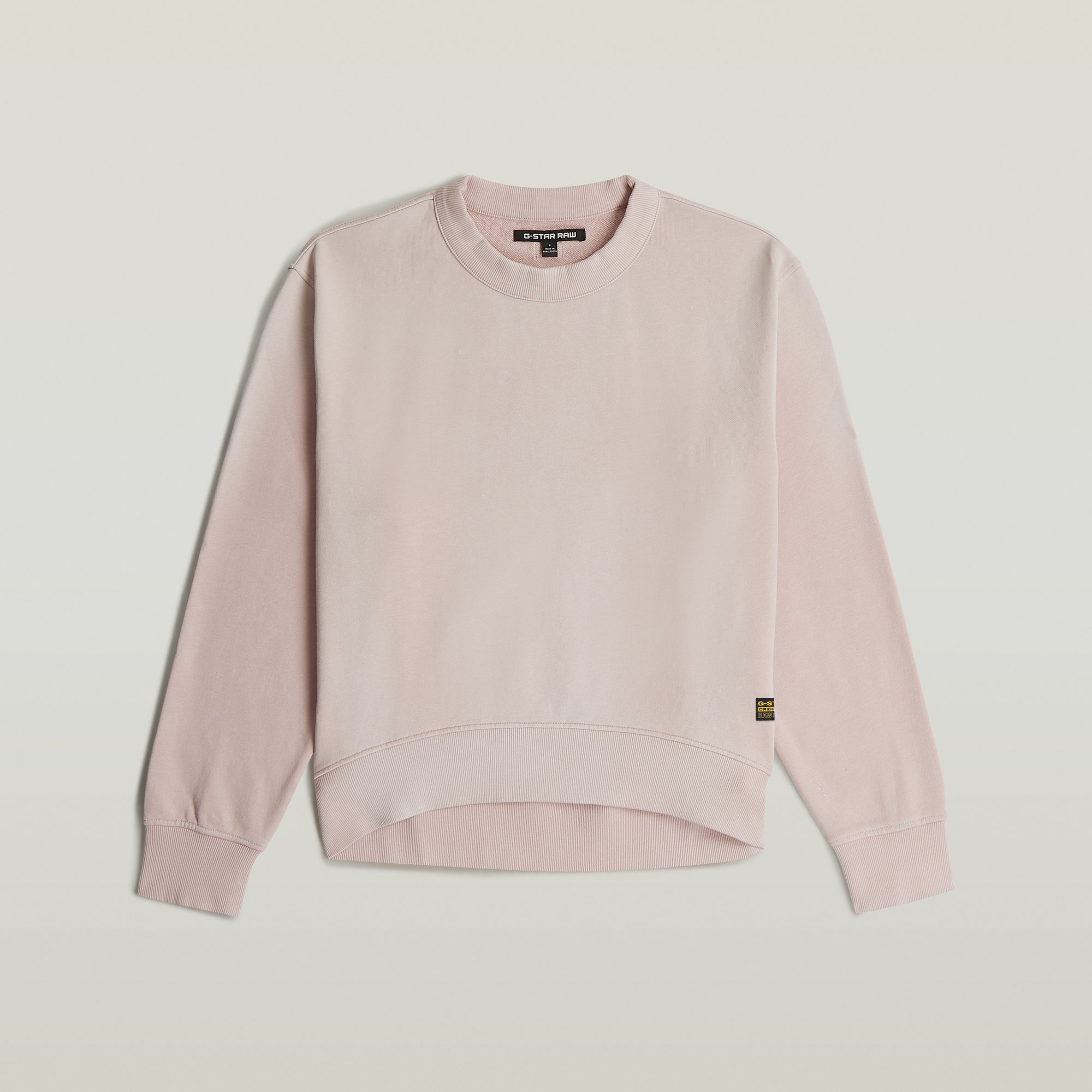 Thumbnail - Washed Relaxed Sweater - Pink - Damen