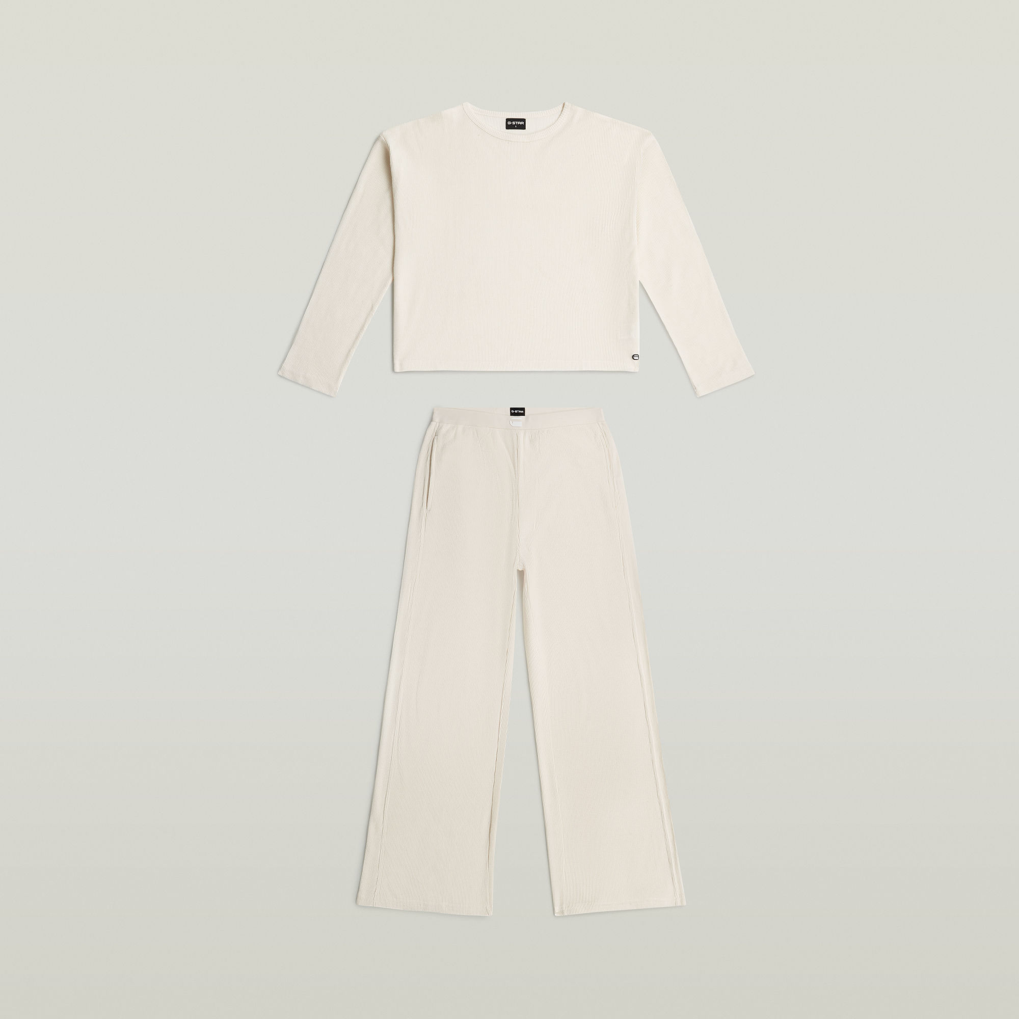 Tee & Pant Set - Grau - Damen