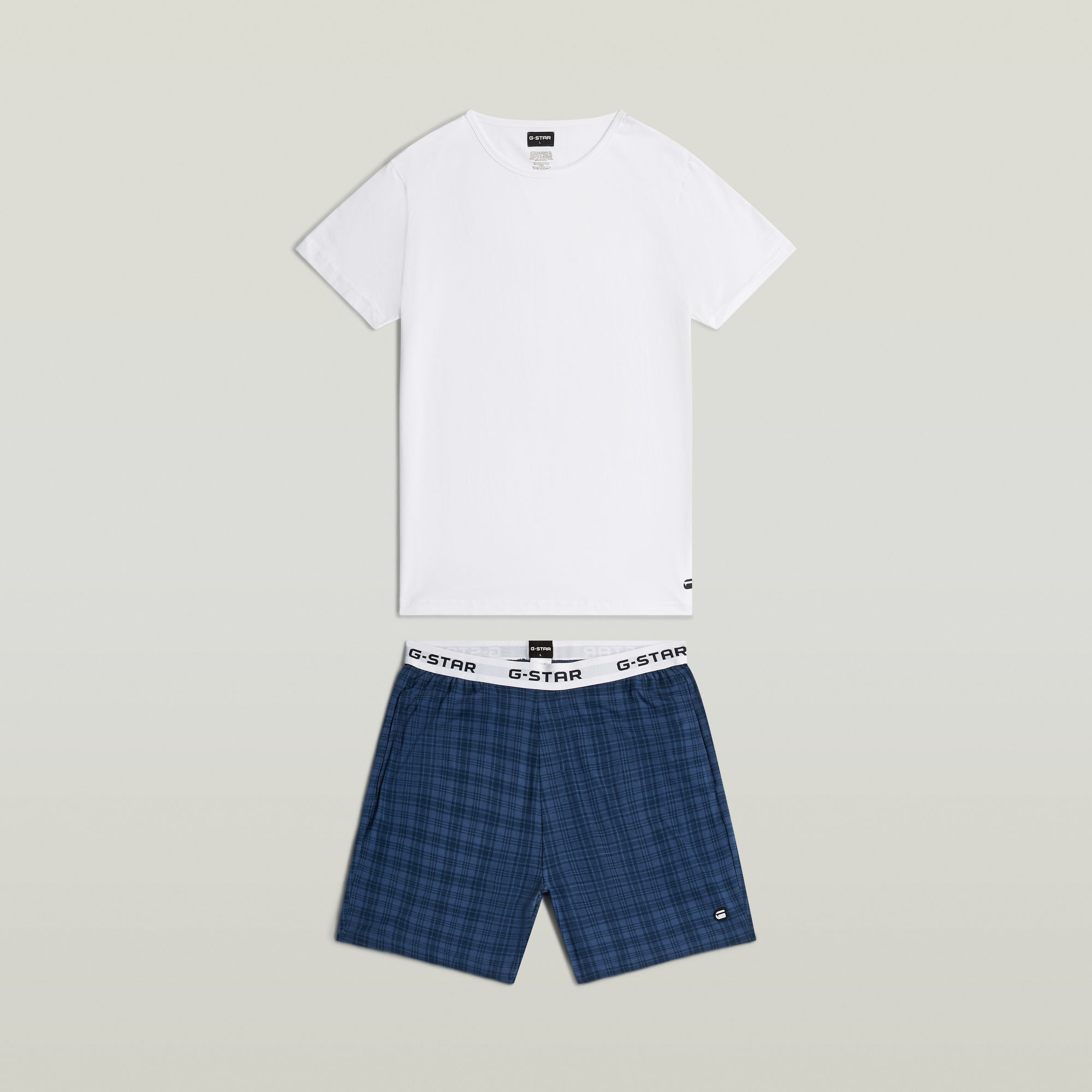 

Tee en Short Pyjama Set - Meerkleurig - Heren