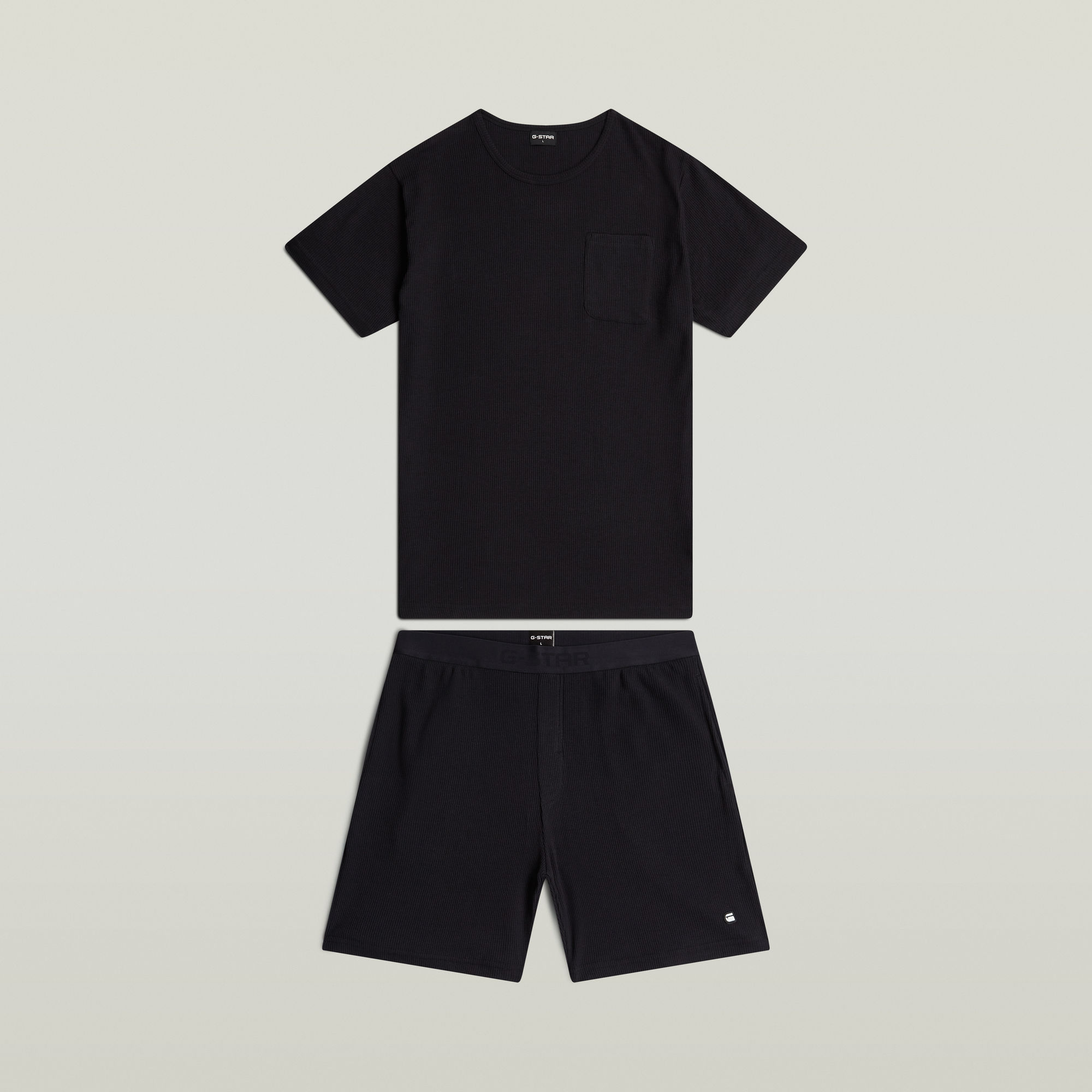 Set T-Shirt & Shorts - Schwarz - Herren