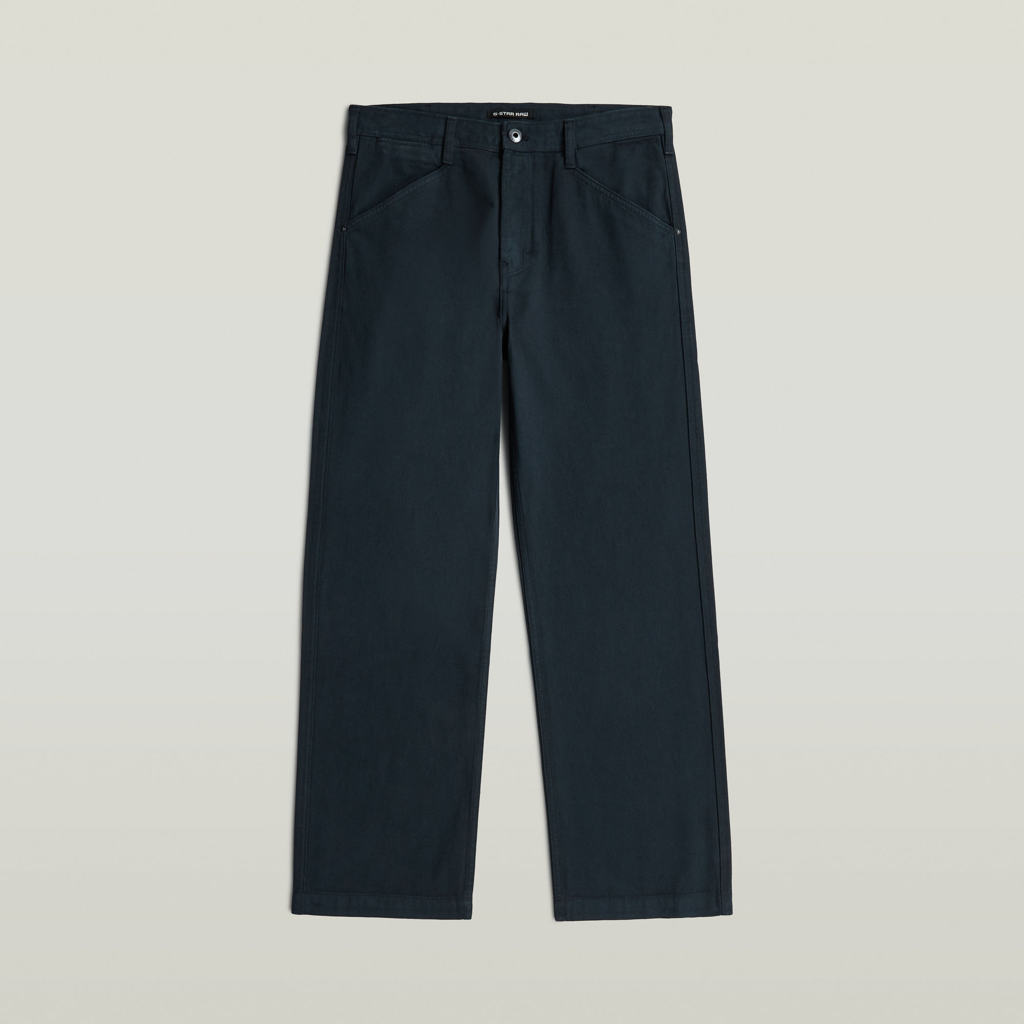 Relaxed Straight Chino - Dunkelblau - Herren