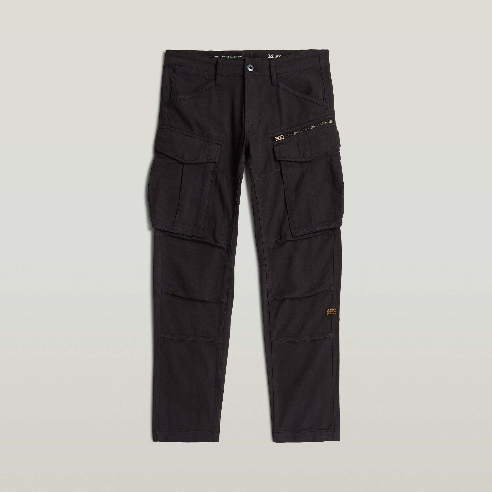 

Rovic Zip 3D Regular Tapered Pants - Zwart - Heren