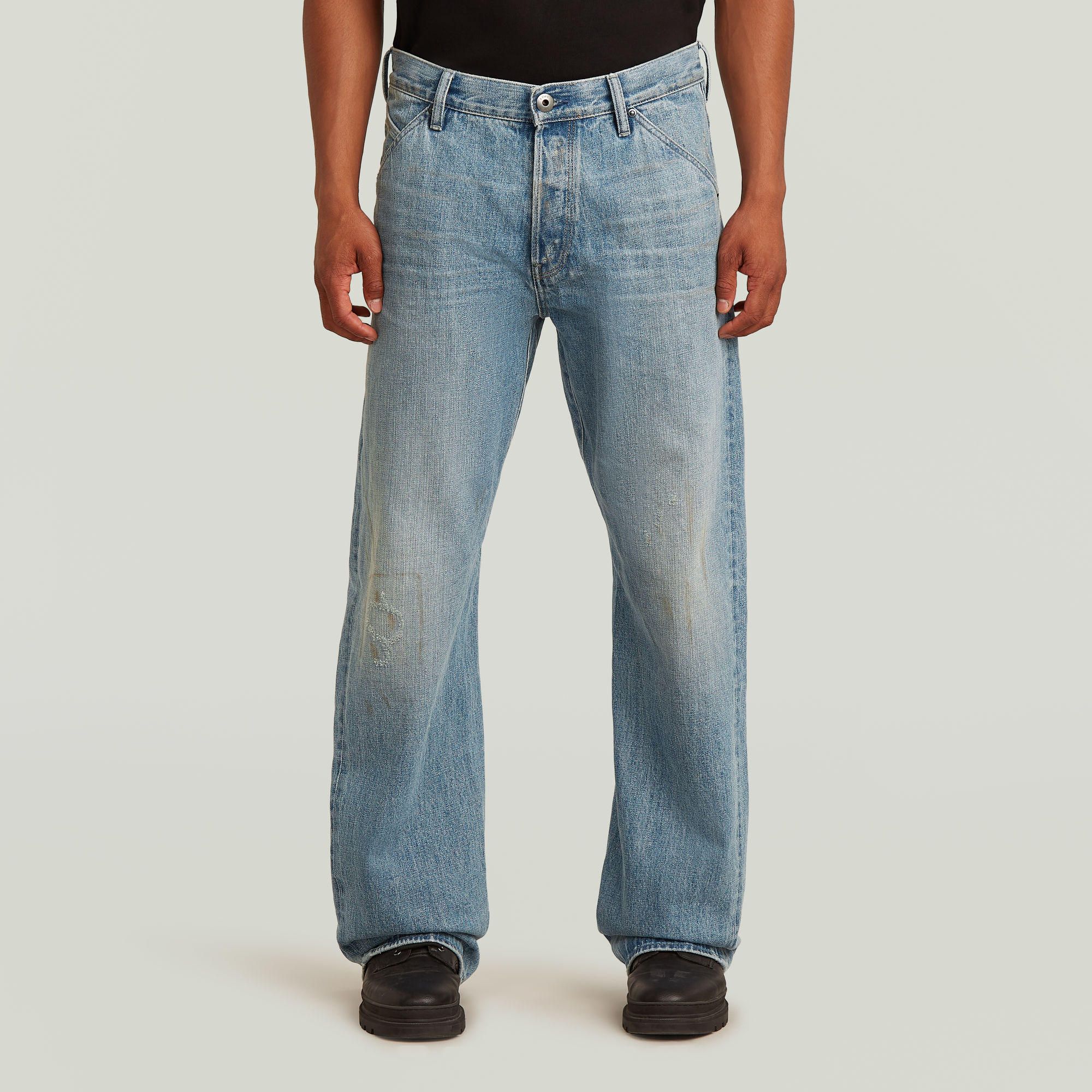 

Dartt Loose Bootcut Jeans - Light blue - Men