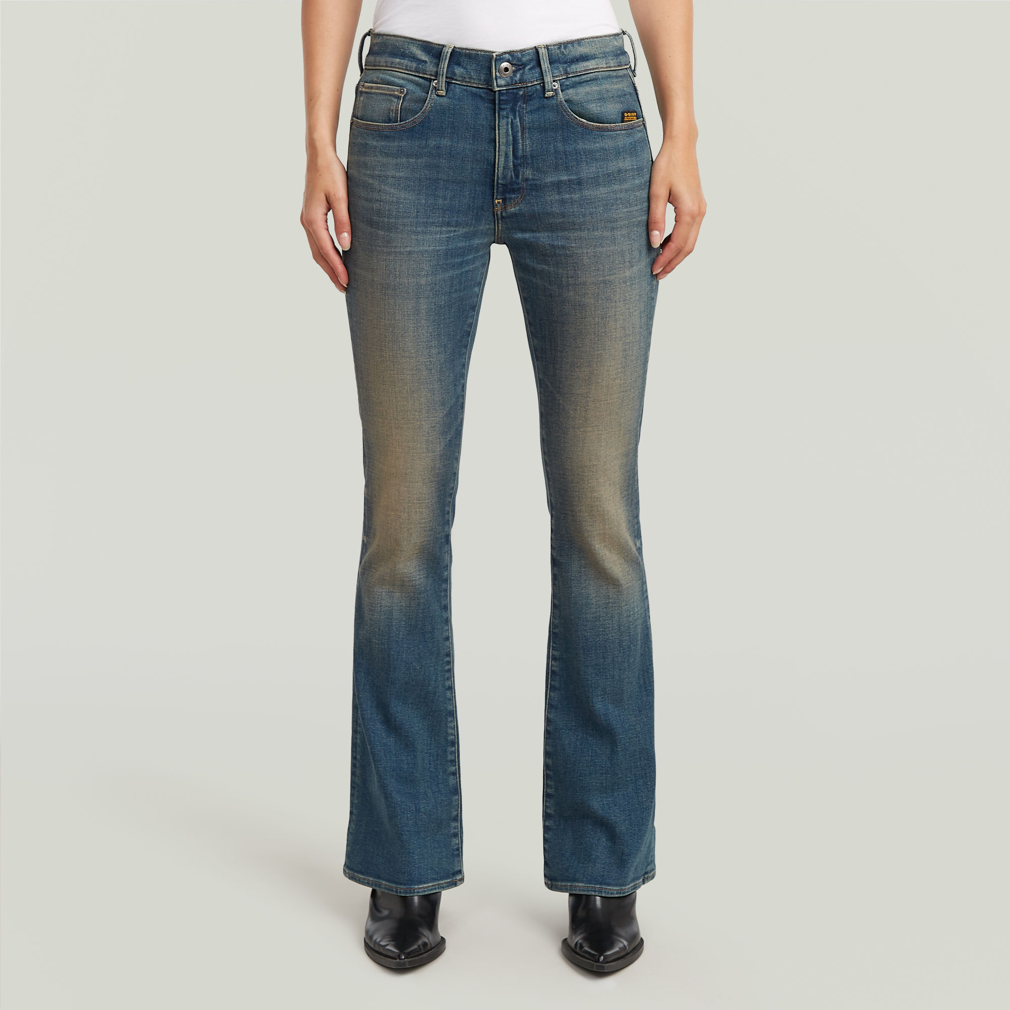 

3301 Flare Jeans - Donkerblauw - Dames