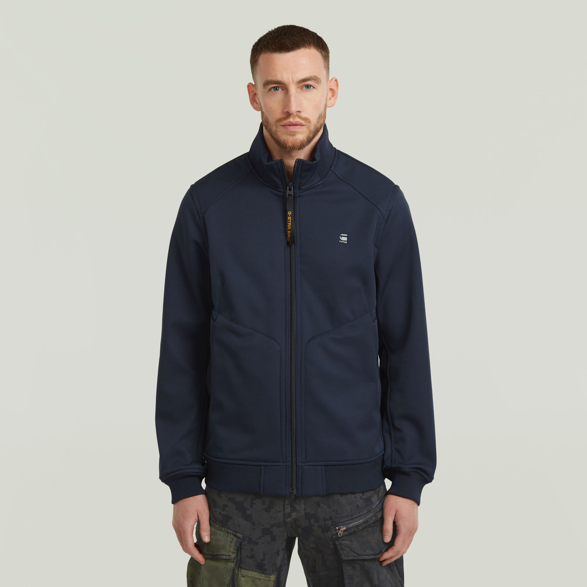 Softshell Track Jacke - Dunkelblau - Herren
