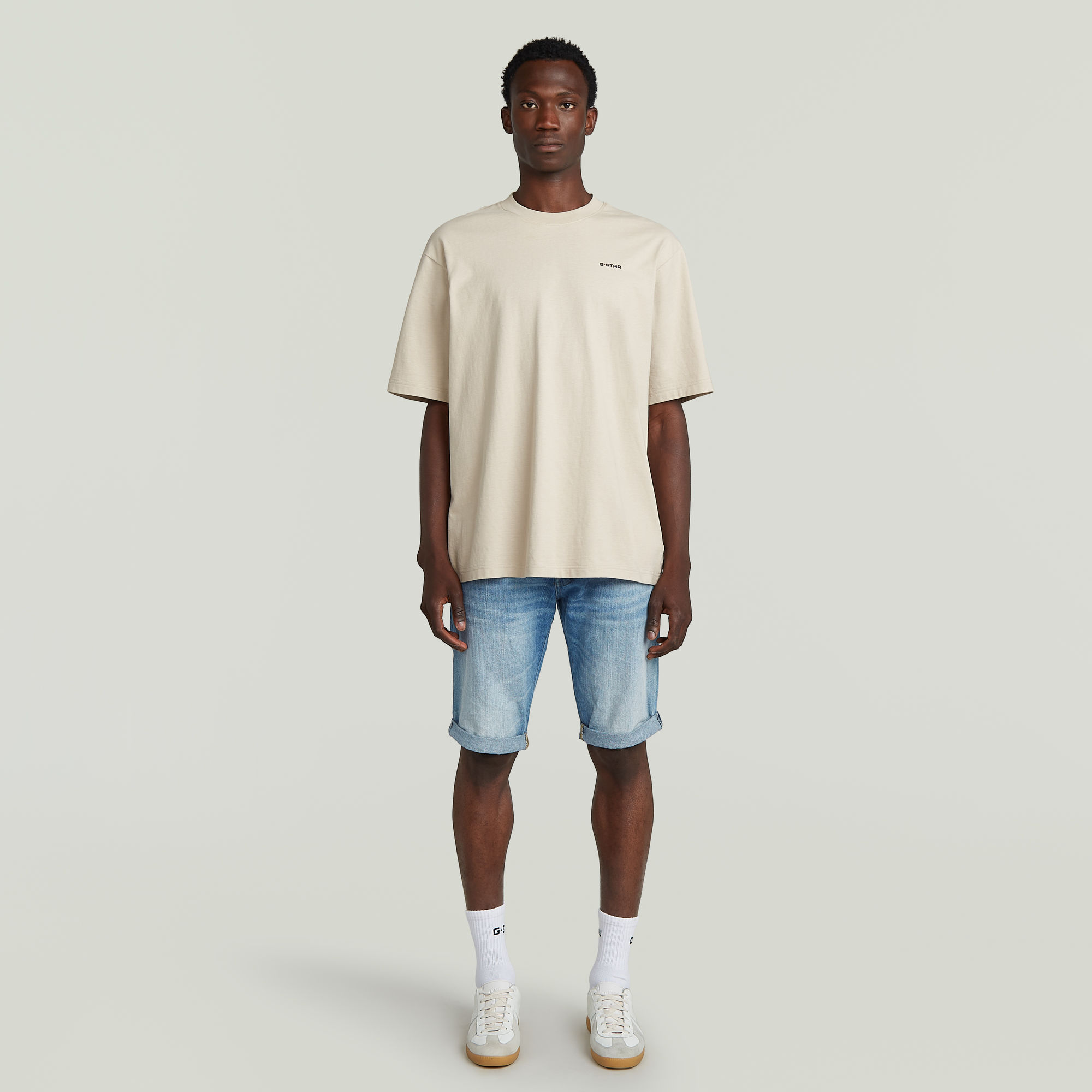 Thumbnail - 3301 Denim Shorts - Hellblau - Herren