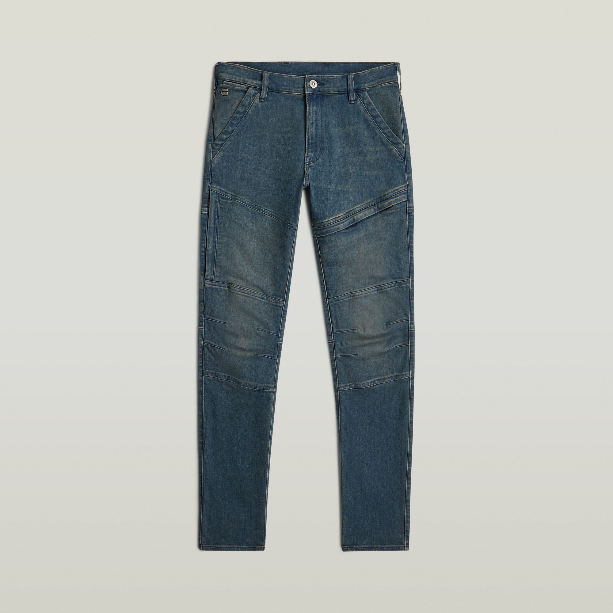 Thumbnail - Rackam 3D Skinny Jeans - Dunkelblau - Herren