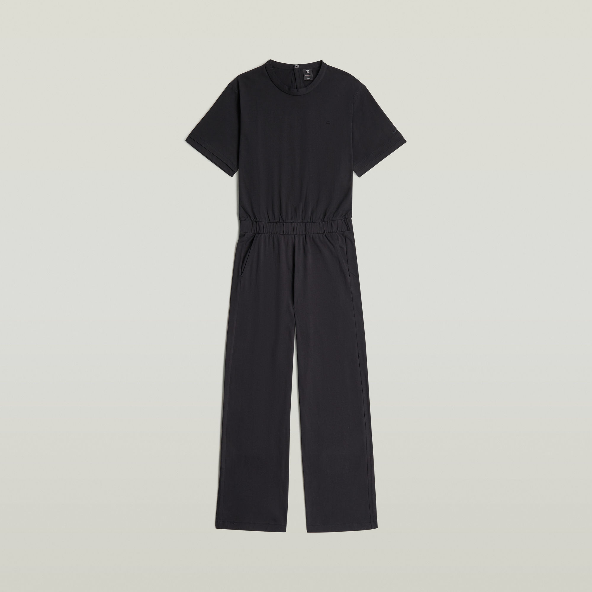 Thumbnail - Jersey Jumpsuit - Schwarz - Damen